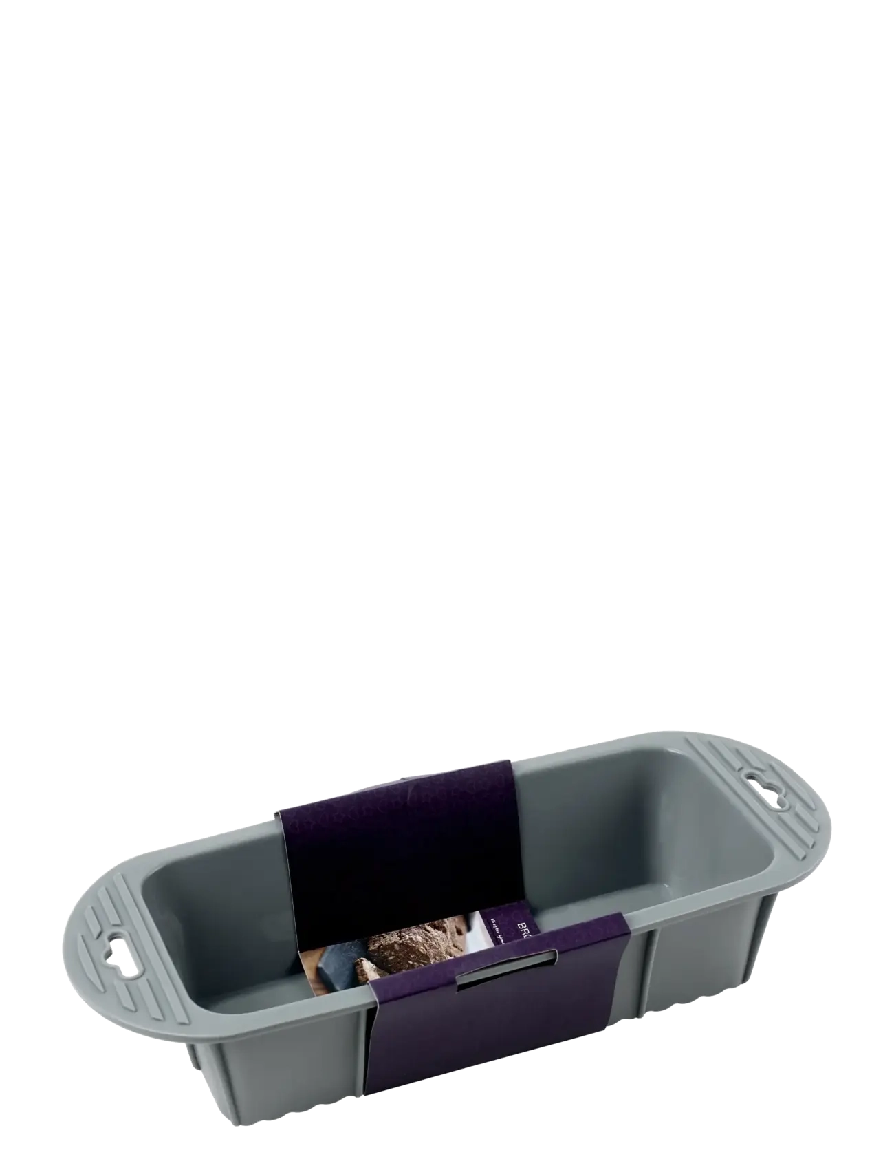 Funktion - Loaf pan 24 cm grey silicone - loaf tins - grey - 1