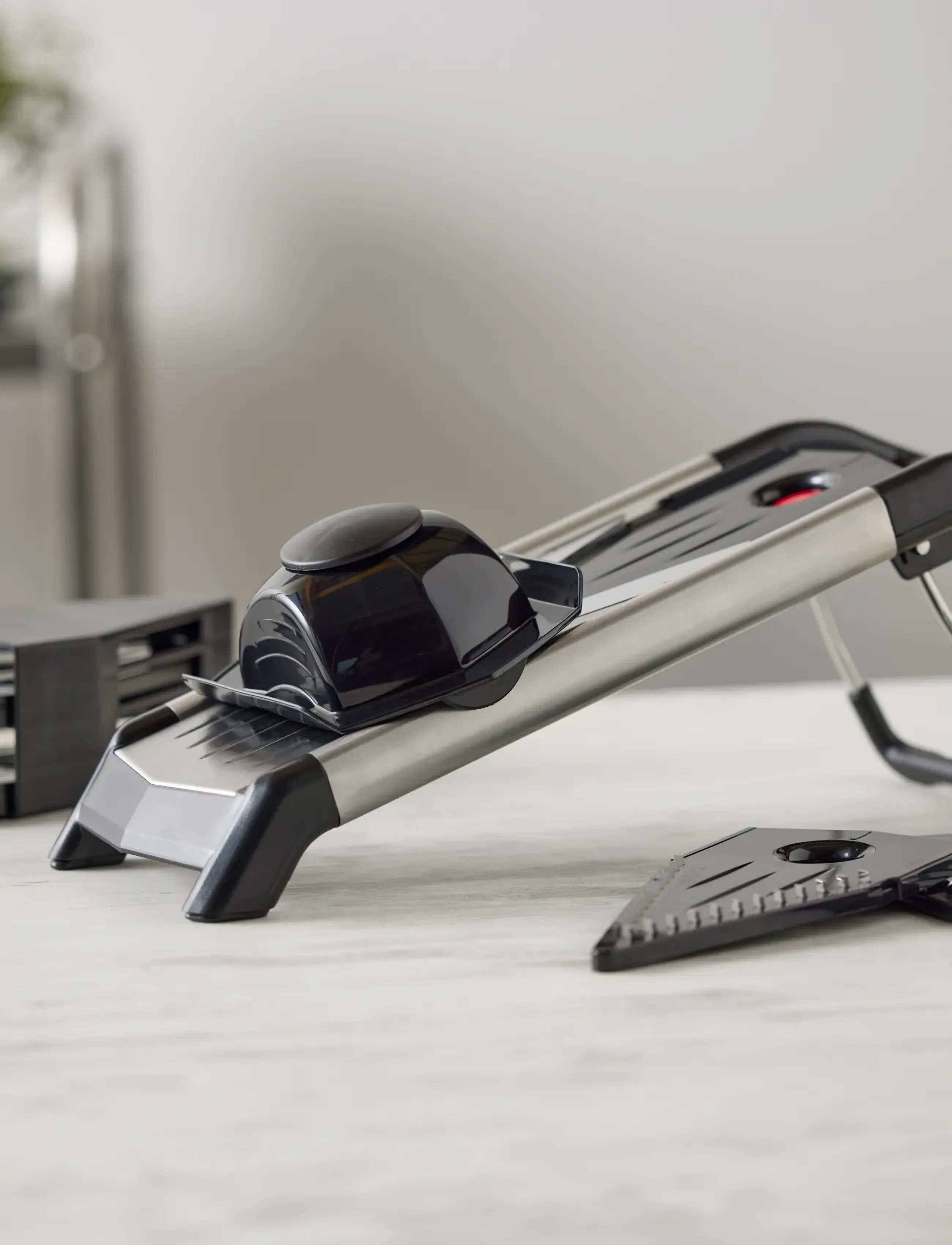 Funktion - Mandoline slicer Stainless steel - lõikurid - black - 4
