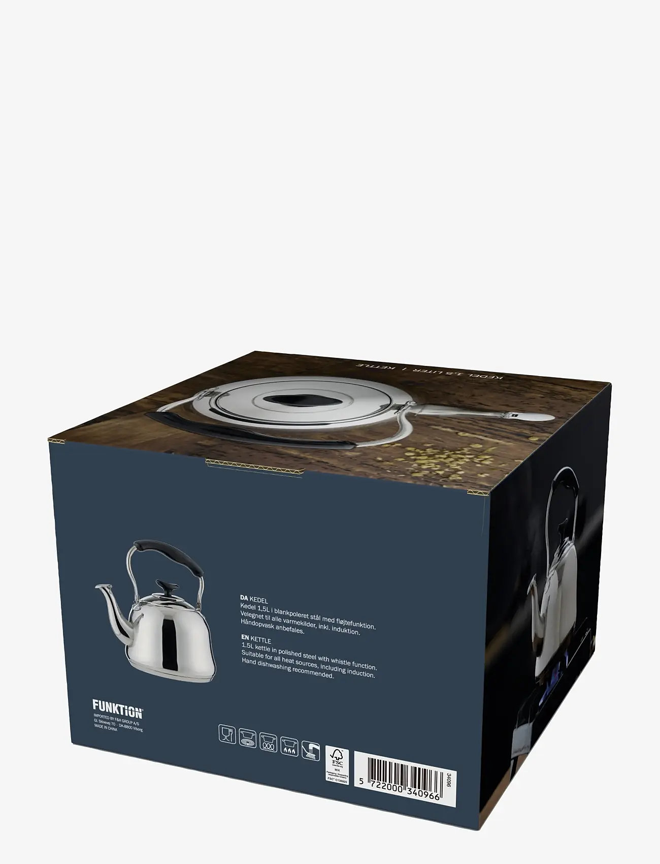Funktion - Kettle 1,5 liter 18/8 stainless steel - kettles & water boilers - blank - 4