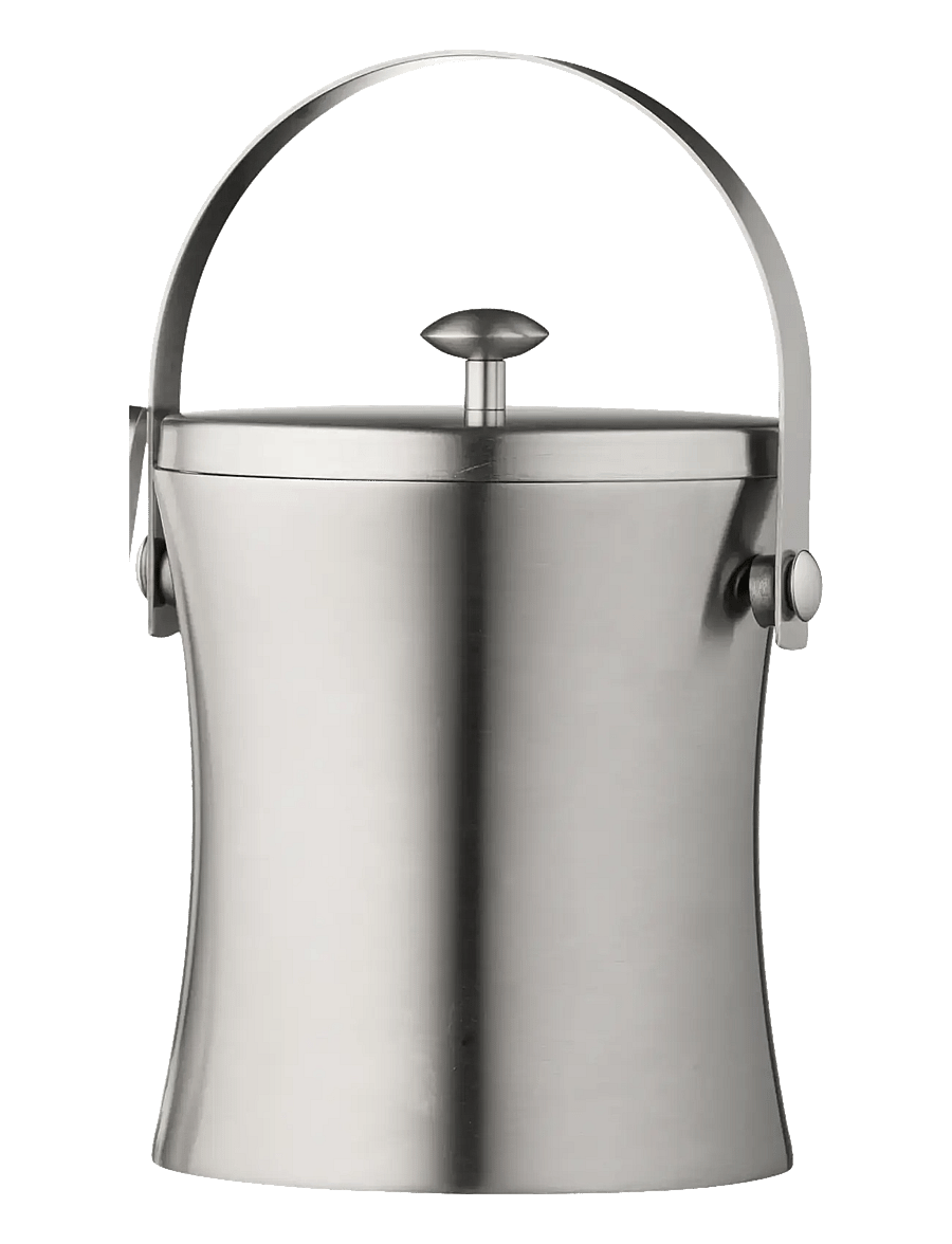 Funktion - Ice bucket w/ tongs 12,2 x 16,3 cm Stainless steel - silver - 1