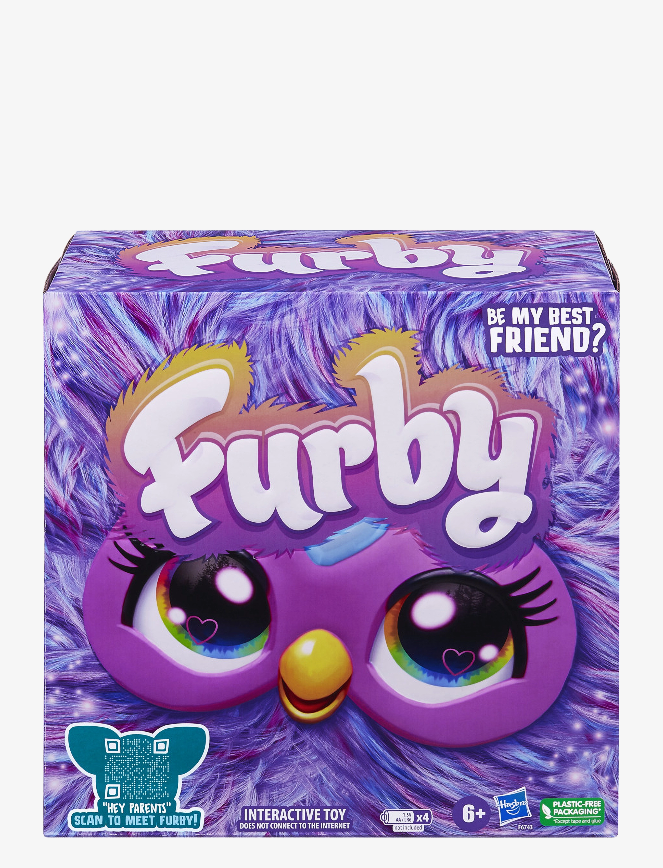 Furby - Furby Purple Plush Interactive Toy - plīša rotaļlietas - multicolor - 1