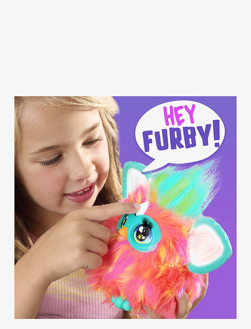 Furby - Furby Coral Plush Interactive Toys for 6 Year Old Girls & Boys & Up - interaktiivsed loomad - multicolor - 4
