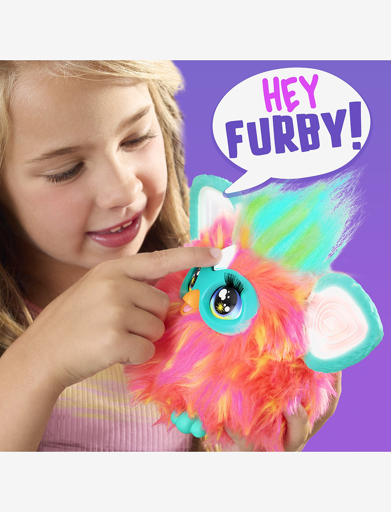 Furby - Furby Coral Plush Interactive Toys for 6 Year Old Girls & Boys & Up - interaktiva djur - multicolor - 5