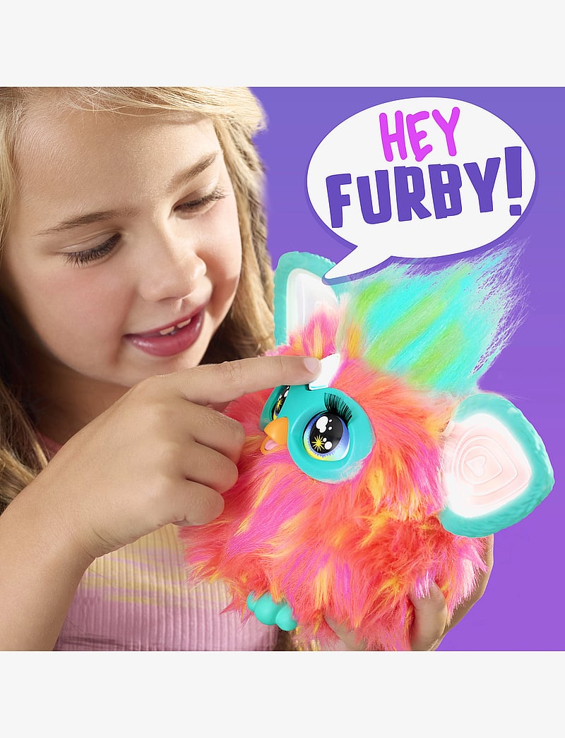 Furby - Furby Coral Plush Interactive Toys for 6 Year Old Girls & Boys & Up - interaktiivsed loomad - multicolor - 5