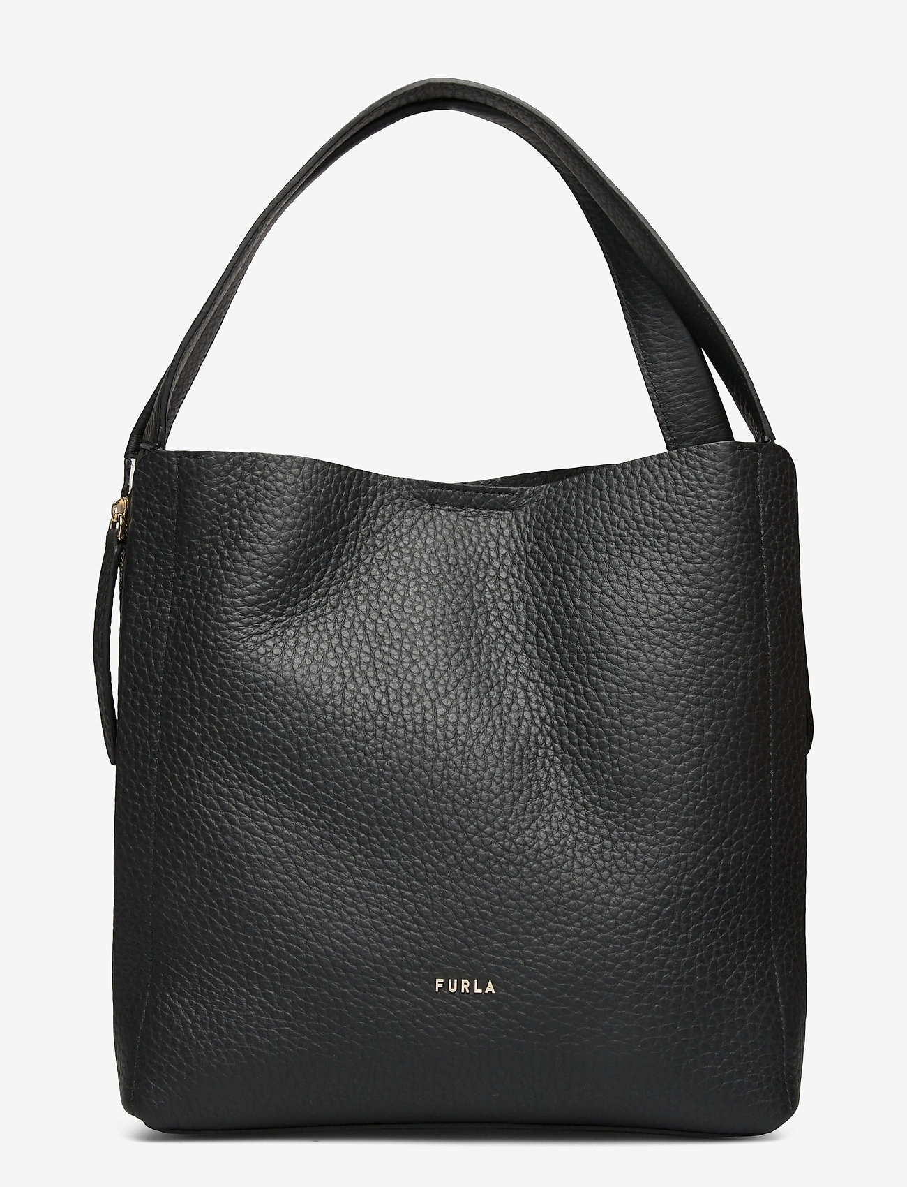 Furla - FURLA GRACE M HOBO W/ZIP - nero+talco - 0