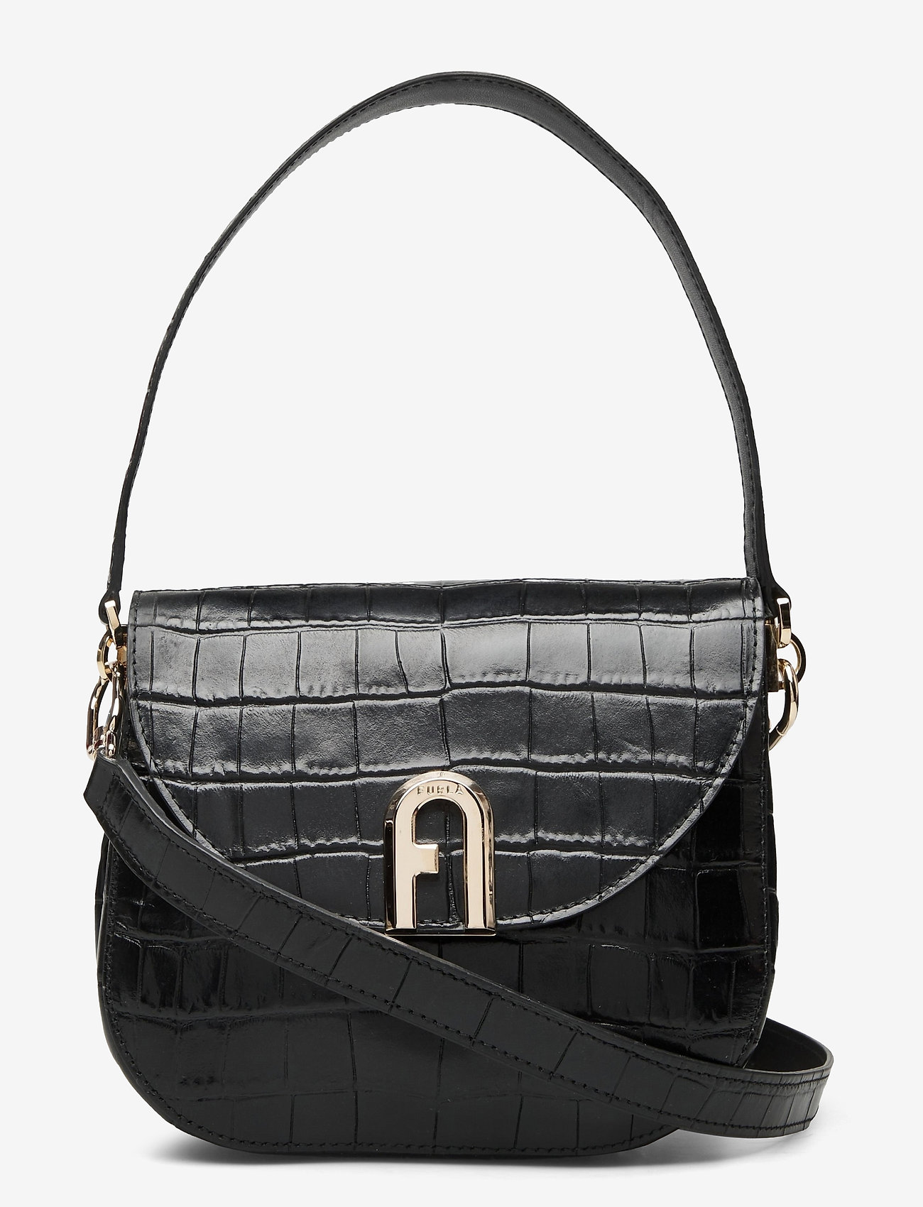 FURLA SLEEK MINI CROSSBODY - NERO