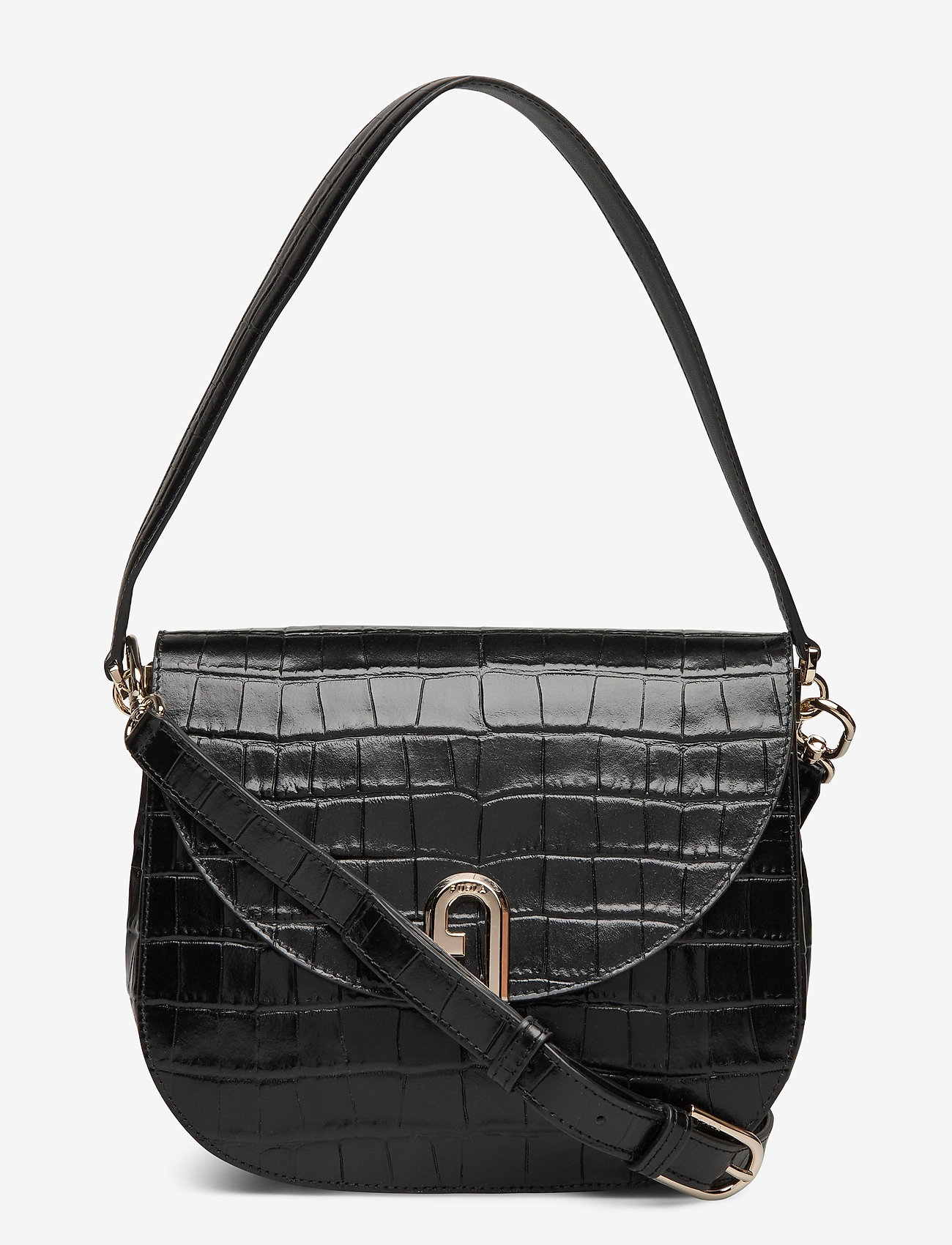 FURLA SLEEK S CROSSBODY - NERO