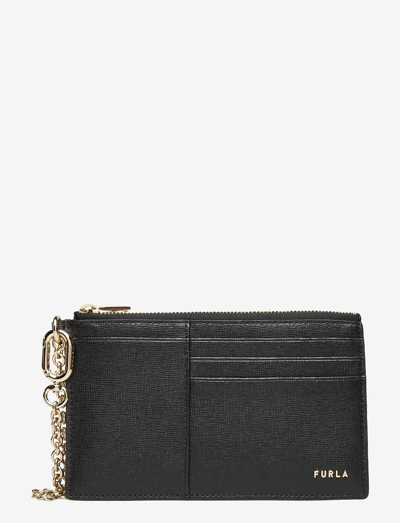 Furla - FURLA BABYLON L CARD CASE CHAIN - nero - 0