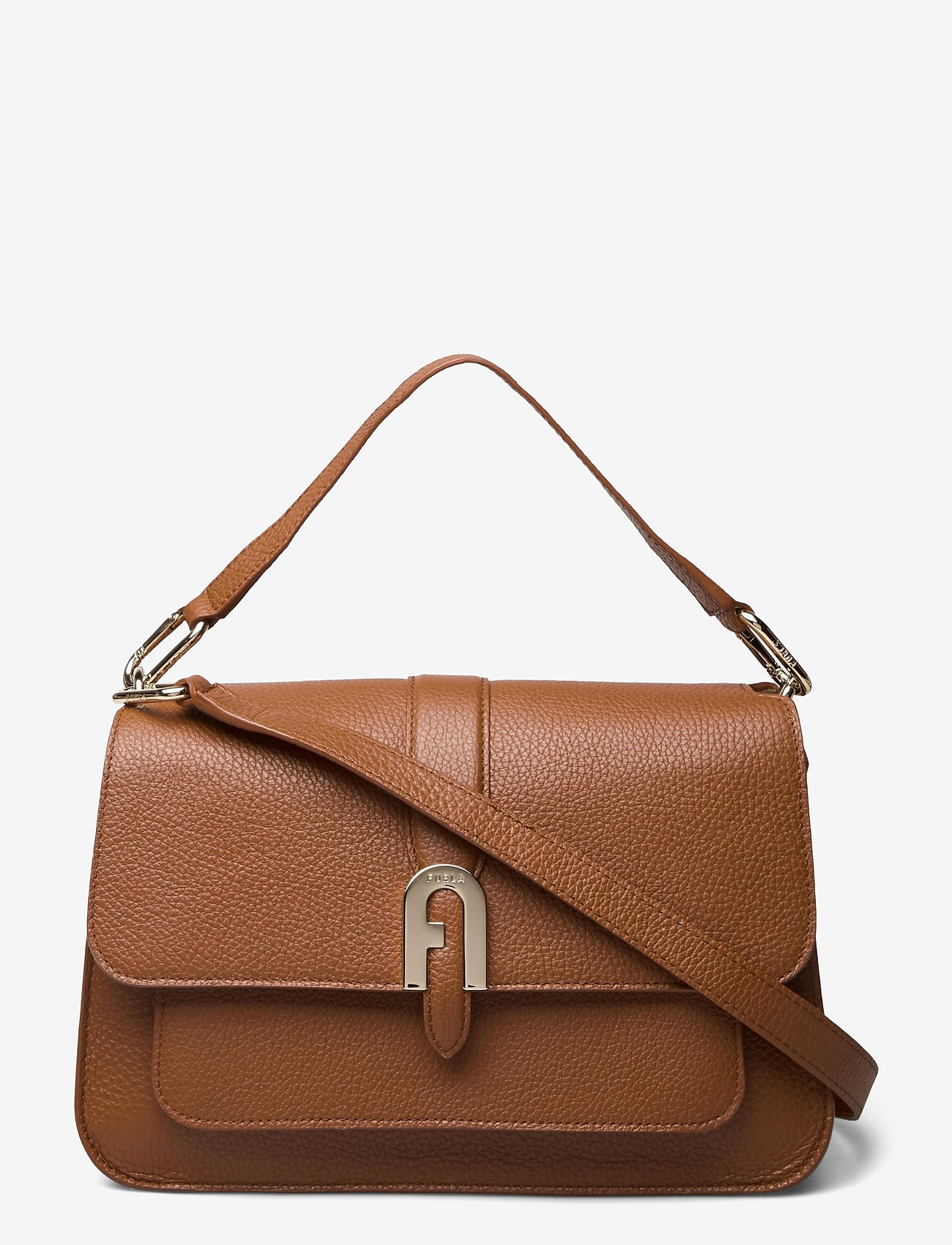 FURLA SOFIA GRAINY M TOP HANDLE - COGNAC H