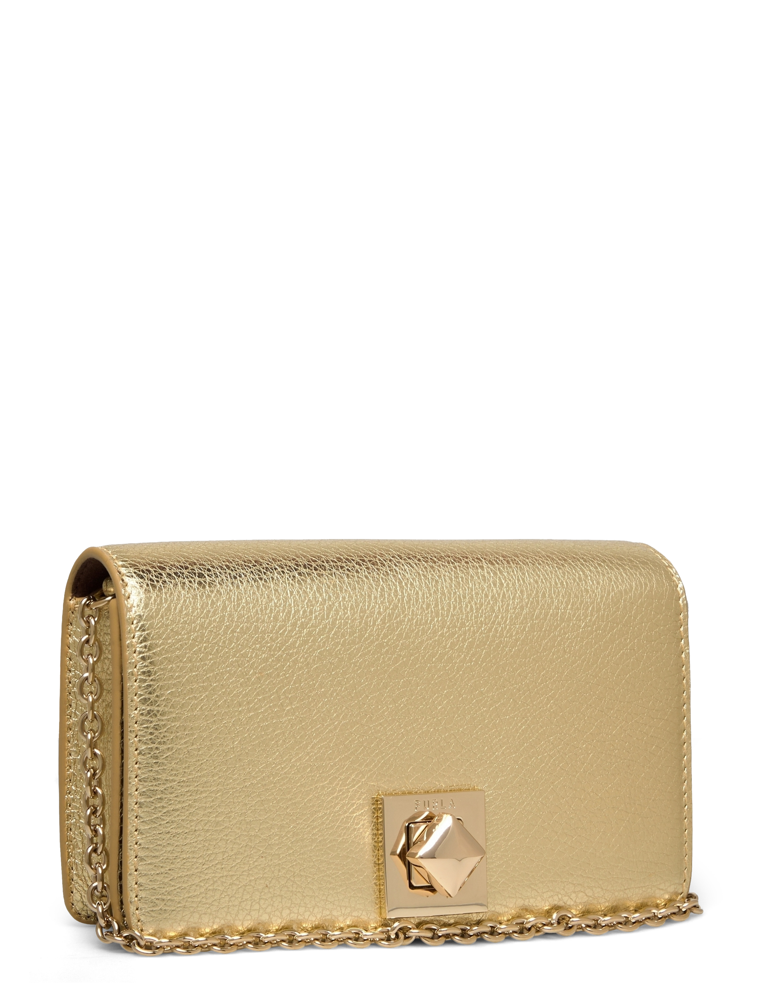 Furla - FURLA PALOMA MINI CROSSBODY - color gold - 2