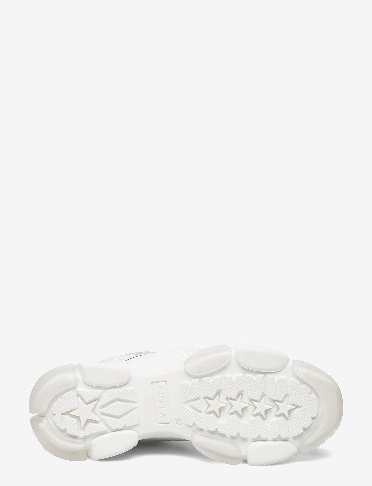 Furla - WONDERFURLA LACE-UP SNEAKER T. - talco h+color argento - 4