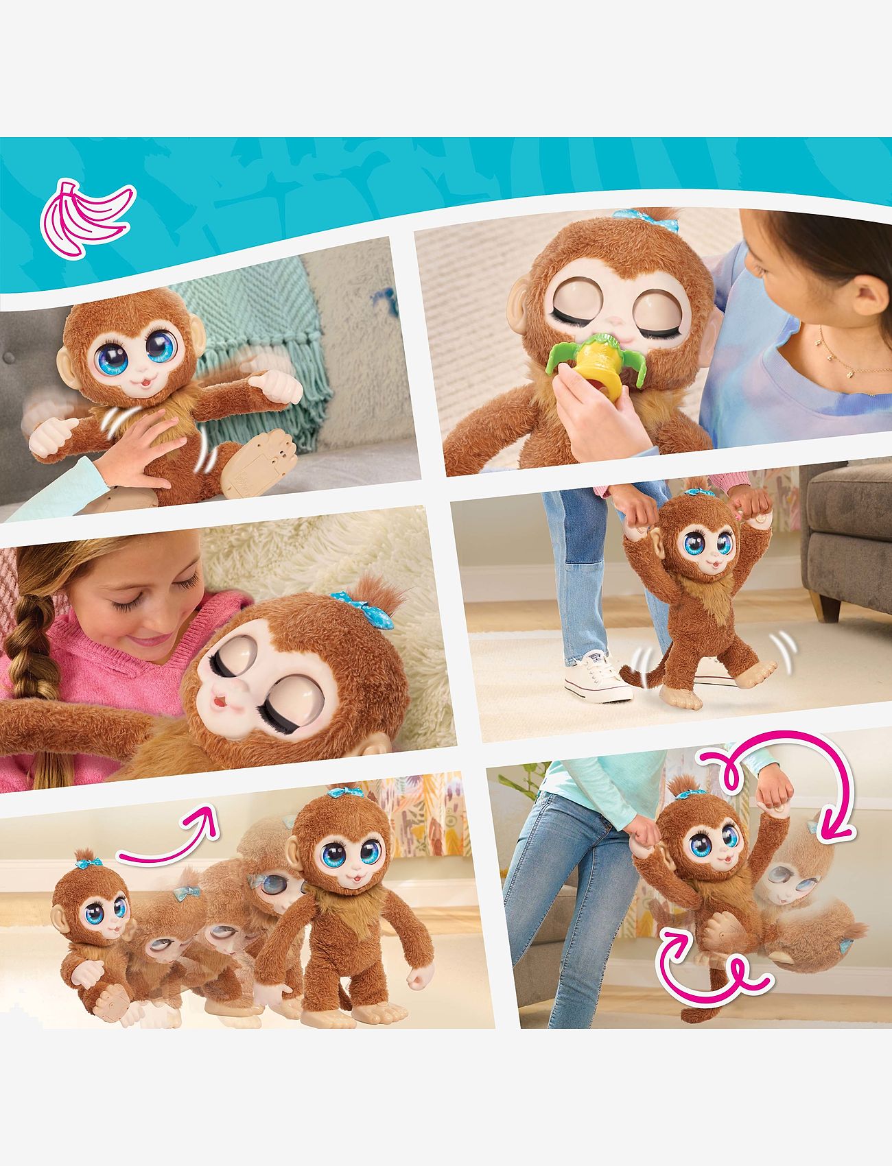 FurReal - FurReal Peanut The Playful Monkey 40 cm - multi - 3