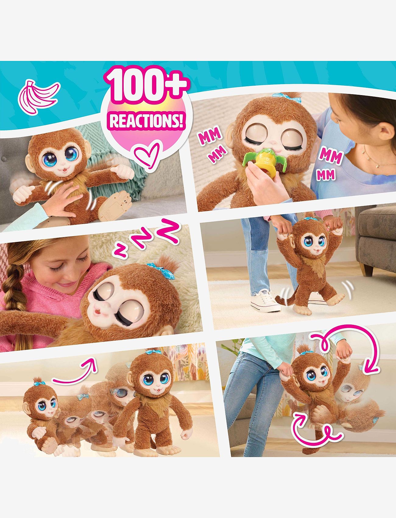 FurReal - FurReal Peanut The Playful Monkey 40 cm - multi - 4