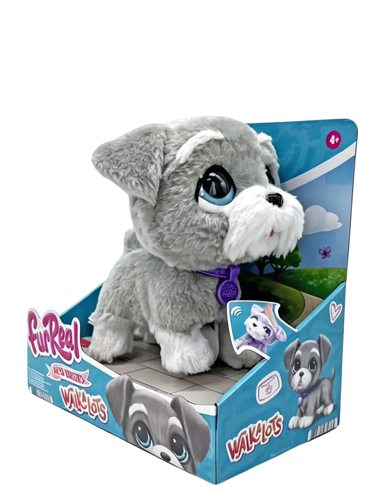 FurReal Furreal Walk-A-Lots Schnauzer 23 cm - Interaktiva djur och robotar - MULTI / grey