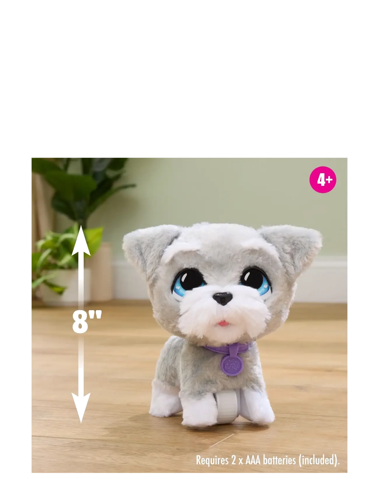 FurReal - Furreal Walk-A-Lots Schnauzer 23 cm - julklappar till barnen - multi - 3