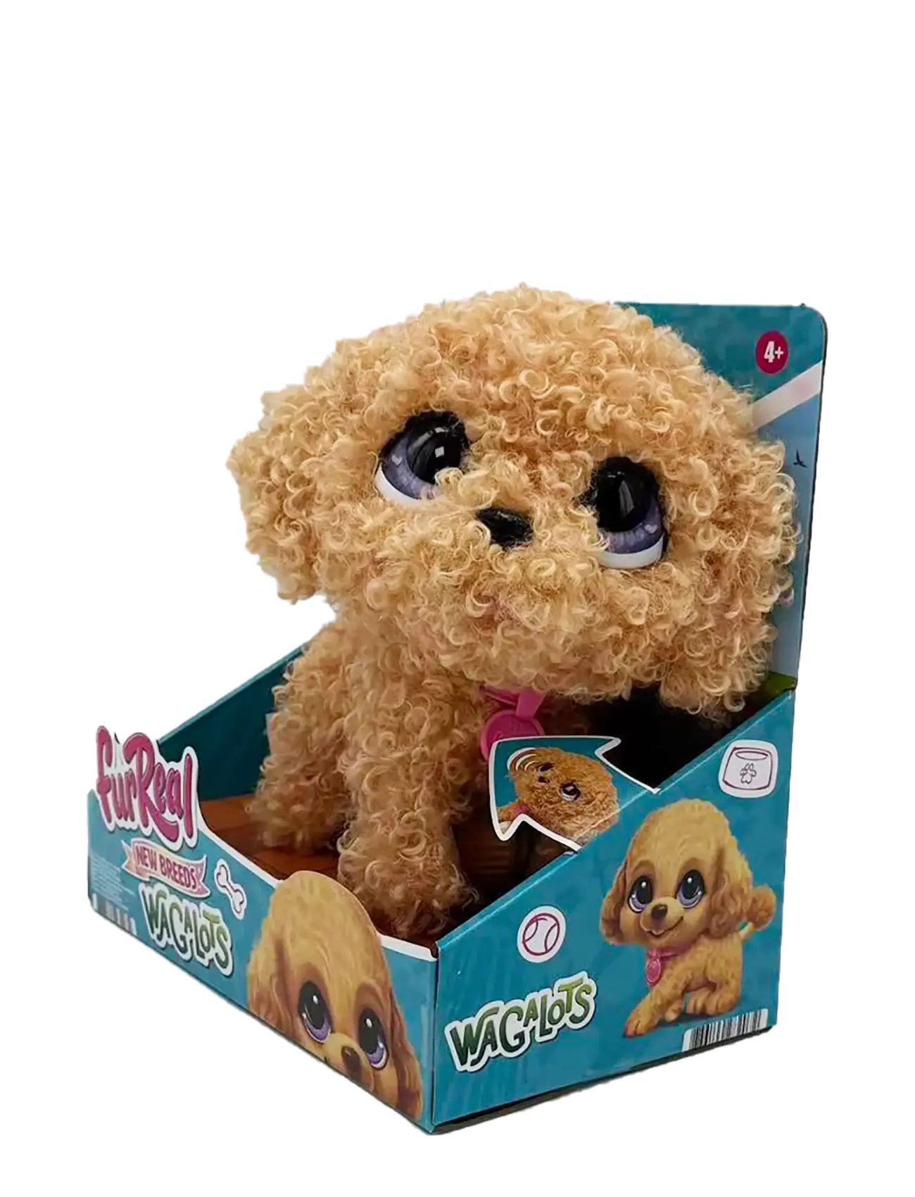 FurReal - Furreal Wag-A-Lots Poodle 23 cm - julklappar till barnen - multi - 3