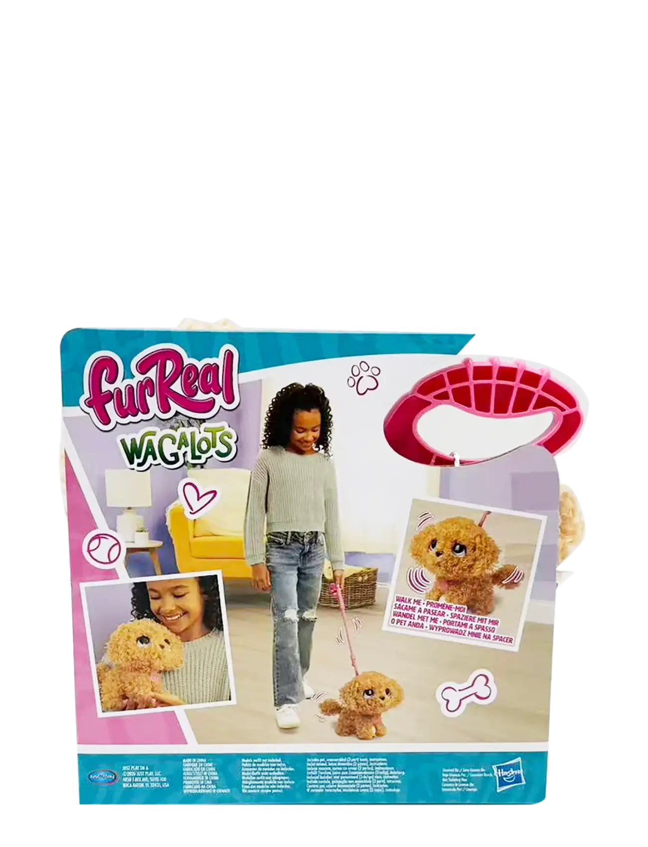 FurReal - Furreal Wag-A-Lots Poodle 23 cm - julklappar till barnen - multi - 4