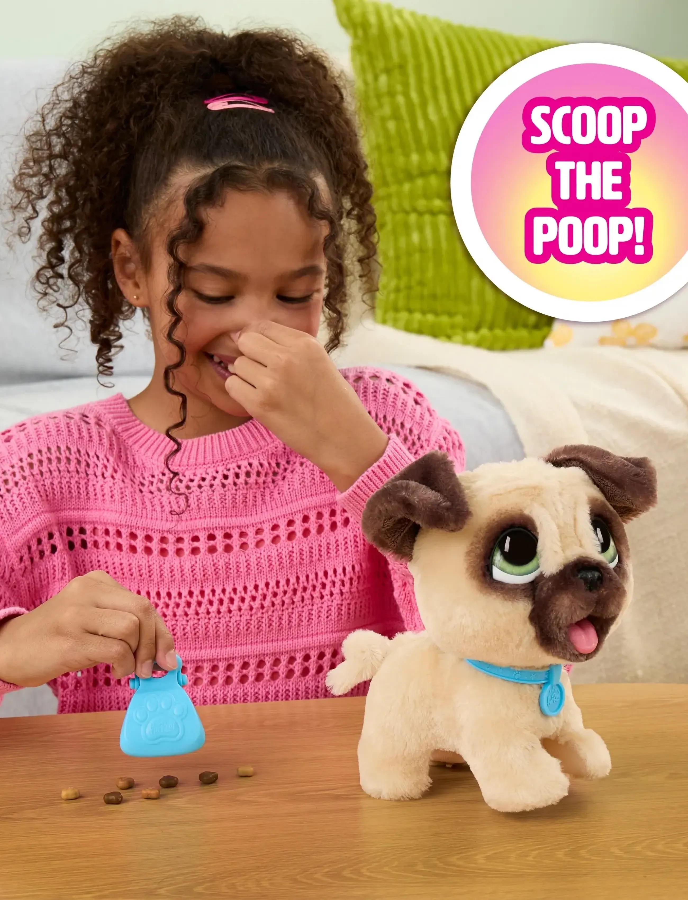 FurReal - Furreal Poop-A-Lots Pug 23 cm - interaktive dyr - multi - 0