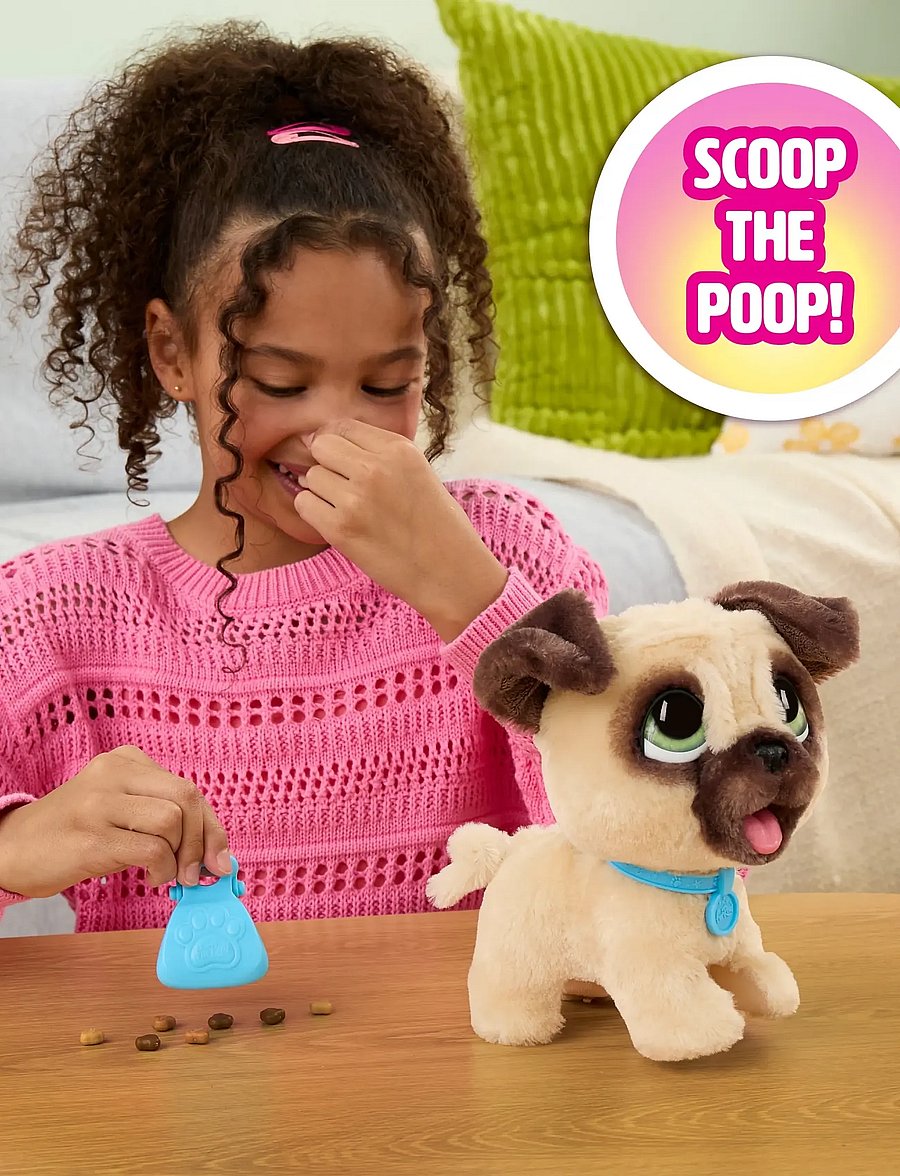 FurReal - Furreal Poop-A-Lots Pug 23 cm - interaktive dyr - multi - 0