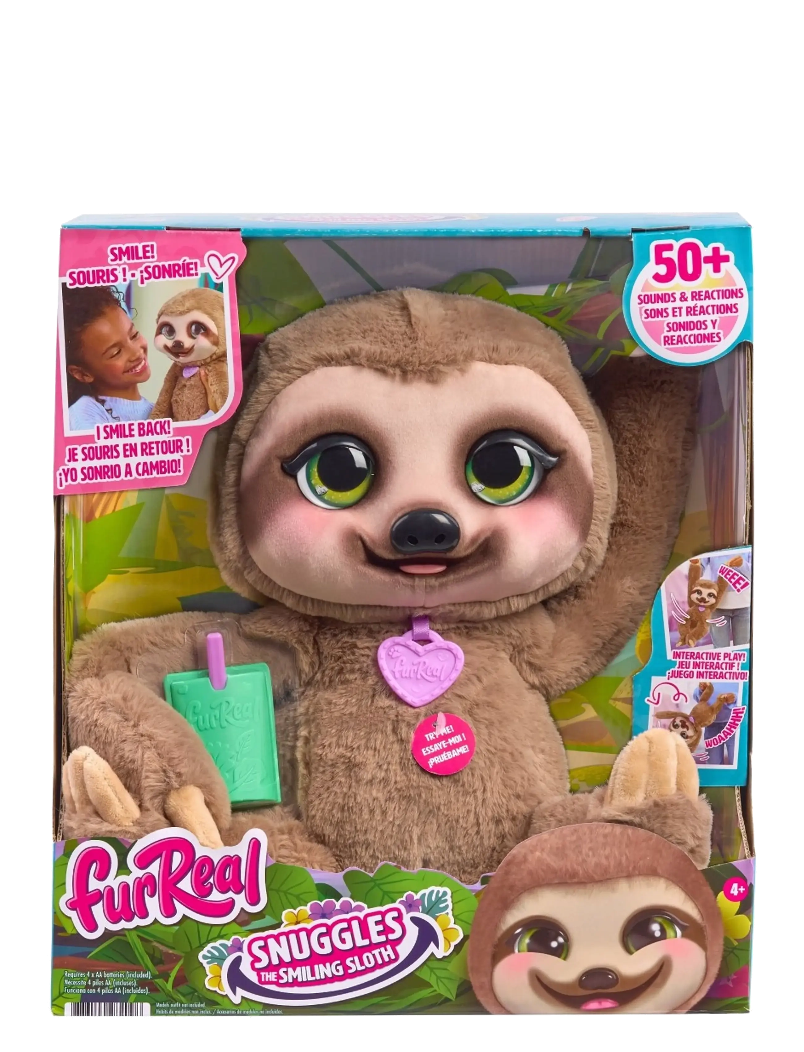 FurReal Furreal Snuggles The Smiling Sloth - Mjukisdjur - MULTI / brown