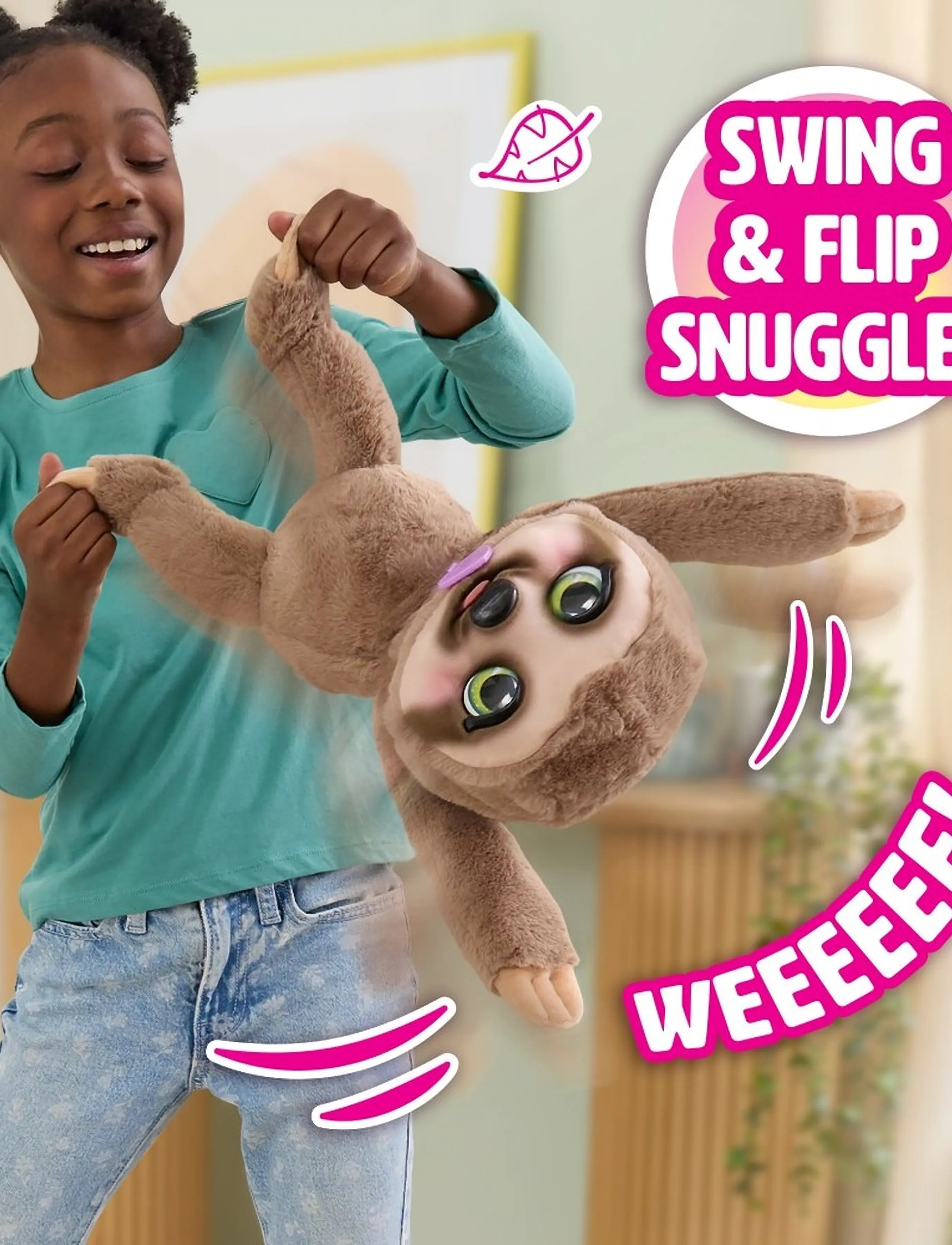 FurReal - Furreal Snuggles The Smiling Sloth - mjukisdjur - multi - 4