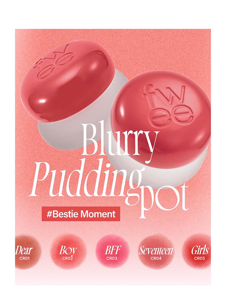 FWEE - Lip&Cheek Blurry Pudding Pot - smink - cr02 boy - 2
