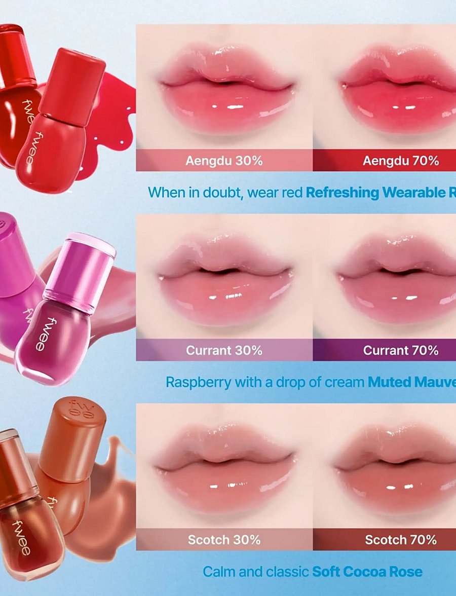 FWEE - 3D Voluming Gloss 70% - smink - b05 move currant - 0