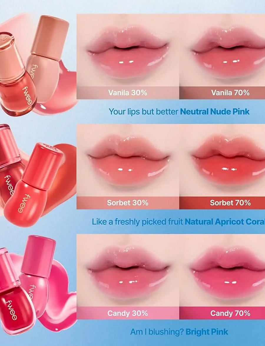FWEE - 3D Voluming Gloss 30% - smink - a01 vanilla - 0