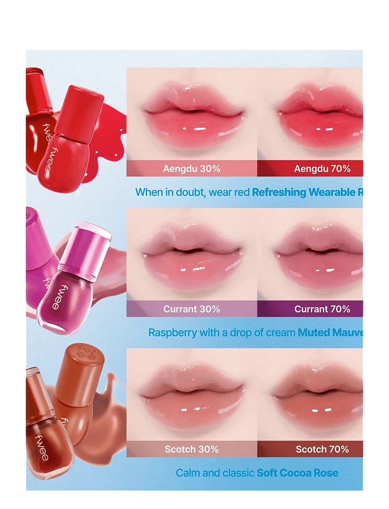 FWEE - 3D Voluming Gloss 30% - förðunarvörur - a05 move currant - 1