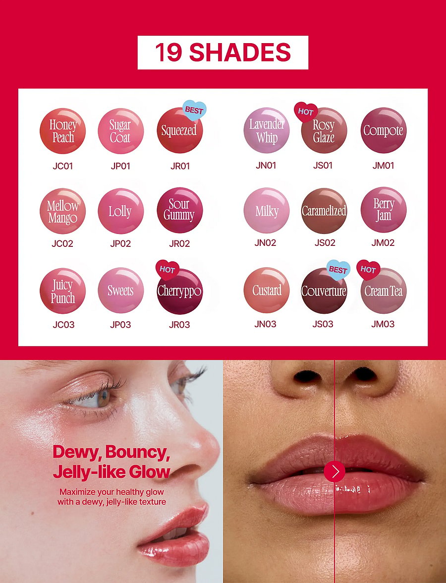 FWEE - Glowy Jelly Pot - smink - jc03 juicy punch (classic pink) - 2