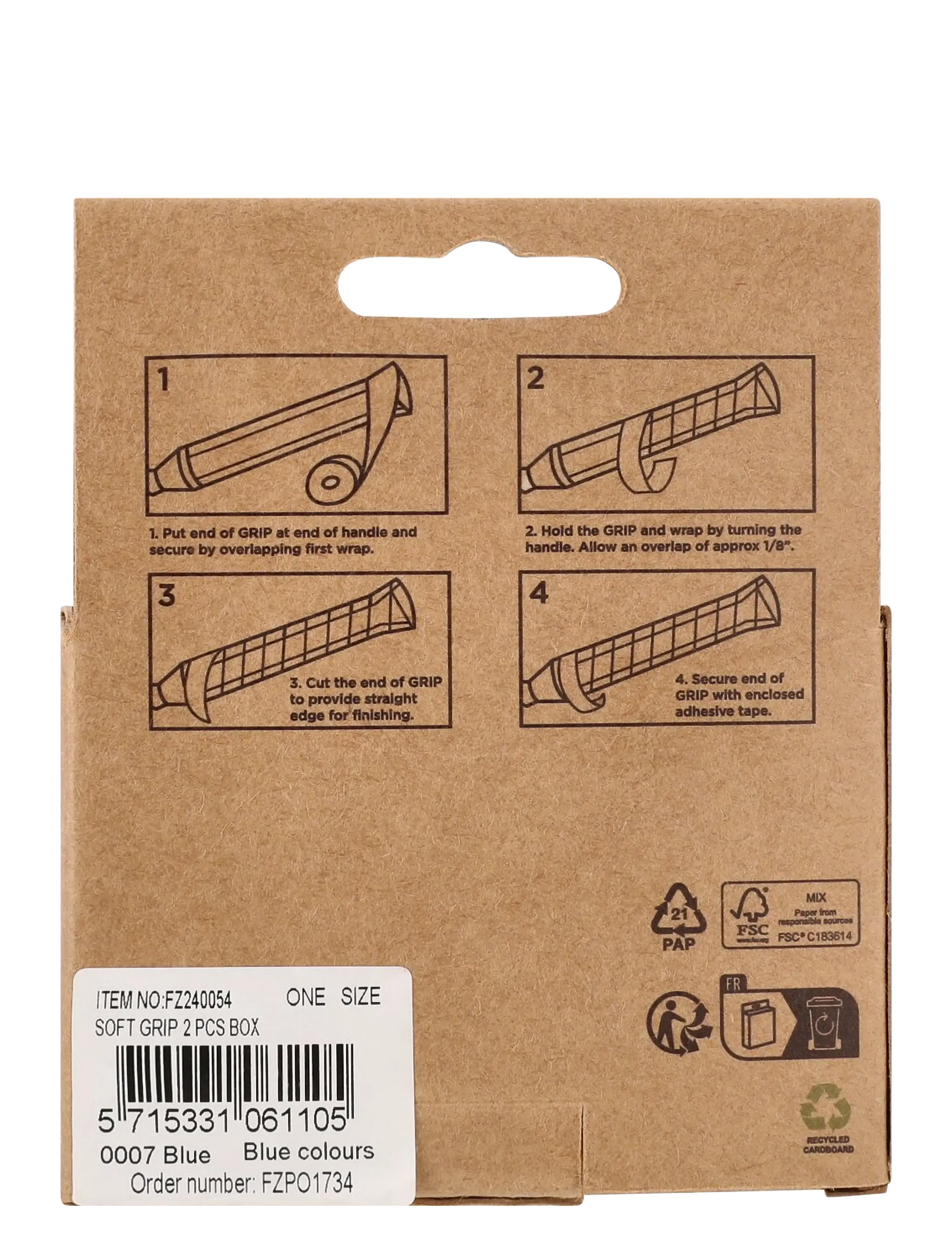 FZ Forza - Soft Grip - 12x 2pcs - bälle und zubehör - blue (b) - 1