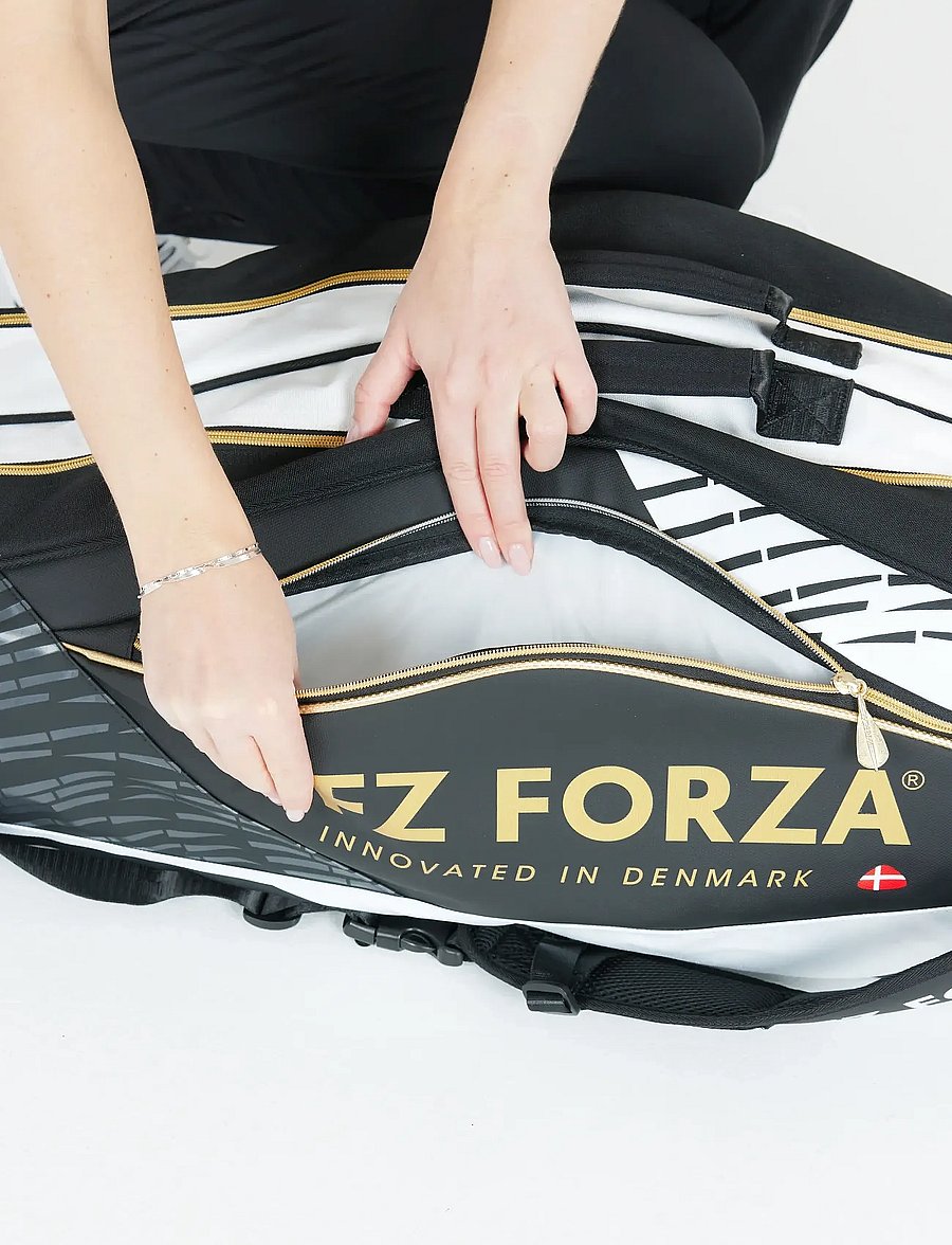 FZ Forza - Tour Line 6 pcs - taschen für schlägersportarten - black/white - 0