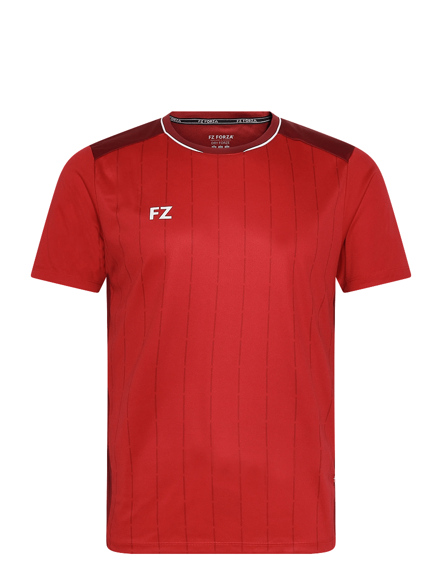 FZ Forza - FZ Forza Badminton SS Tee - t-shirts - chinese red - 0