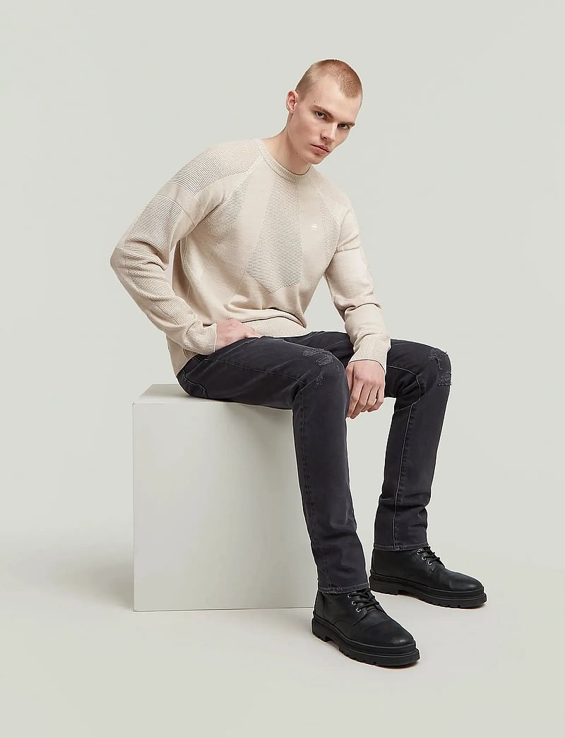 G-Star - 3301 Slim - slim jeans - worn in ripped grey sacramento - 5