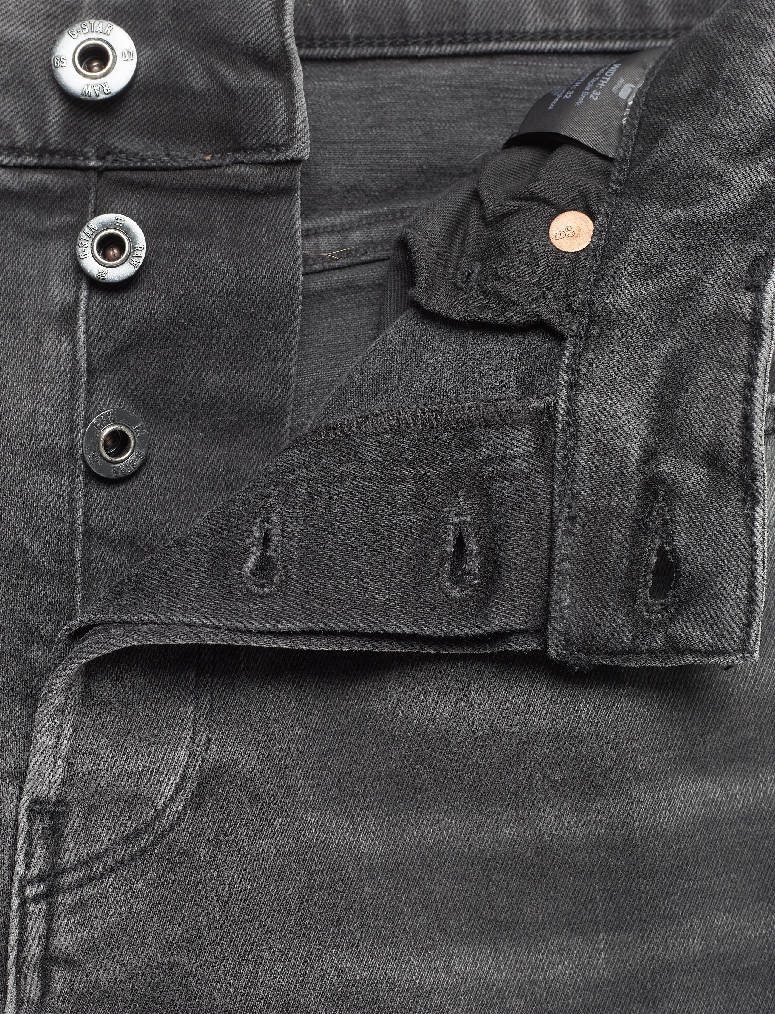 G-Star - 3301 Slim - trousers & jeans - antic charcoal - 5
