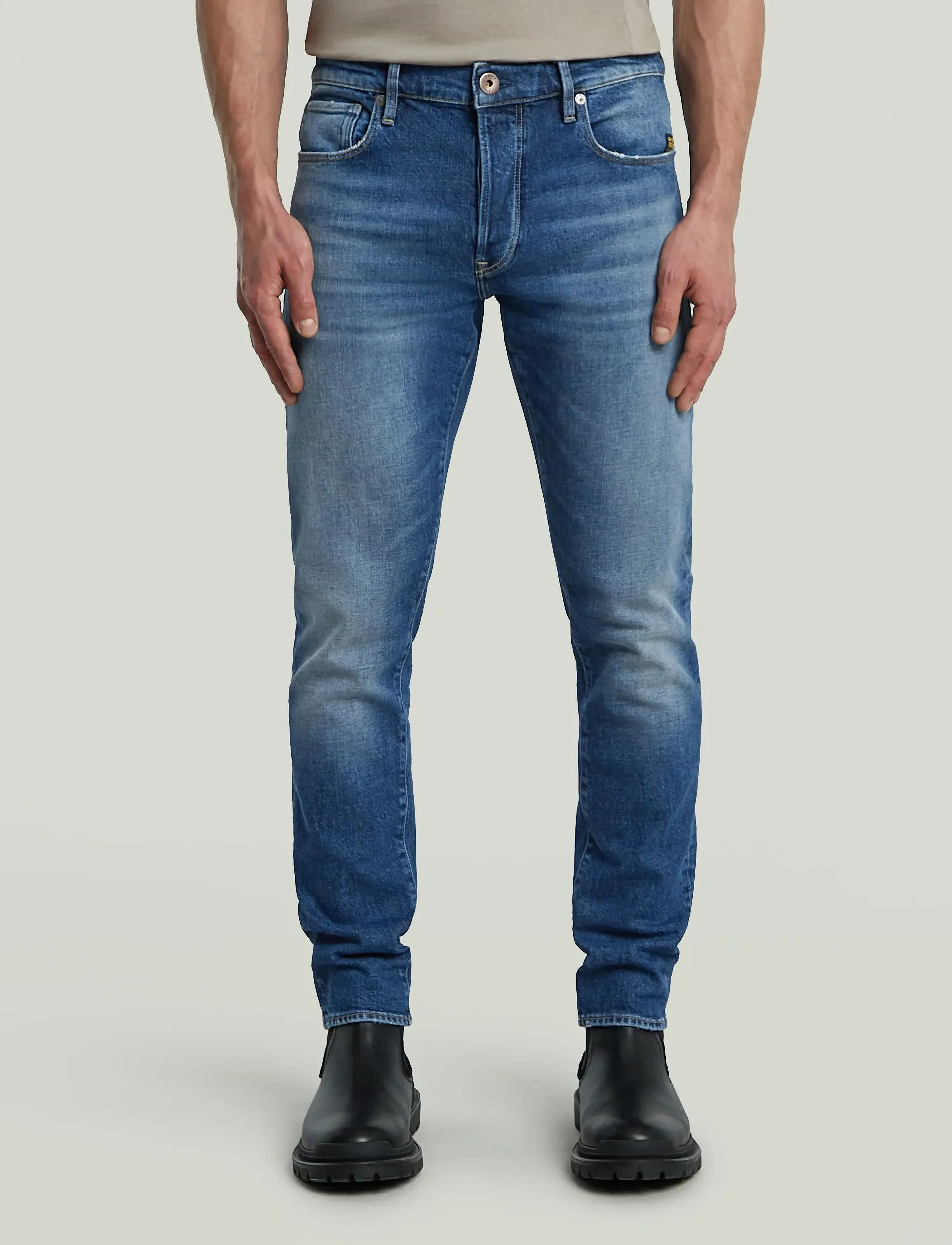 G-Star 3301 Slim, 38 x 32, Jeans, Blau - Männerswear