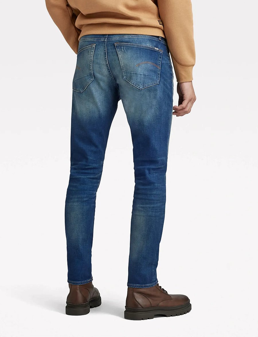 G-Star - 3301 Slim - slim fit jeans - worker blue faded - 3