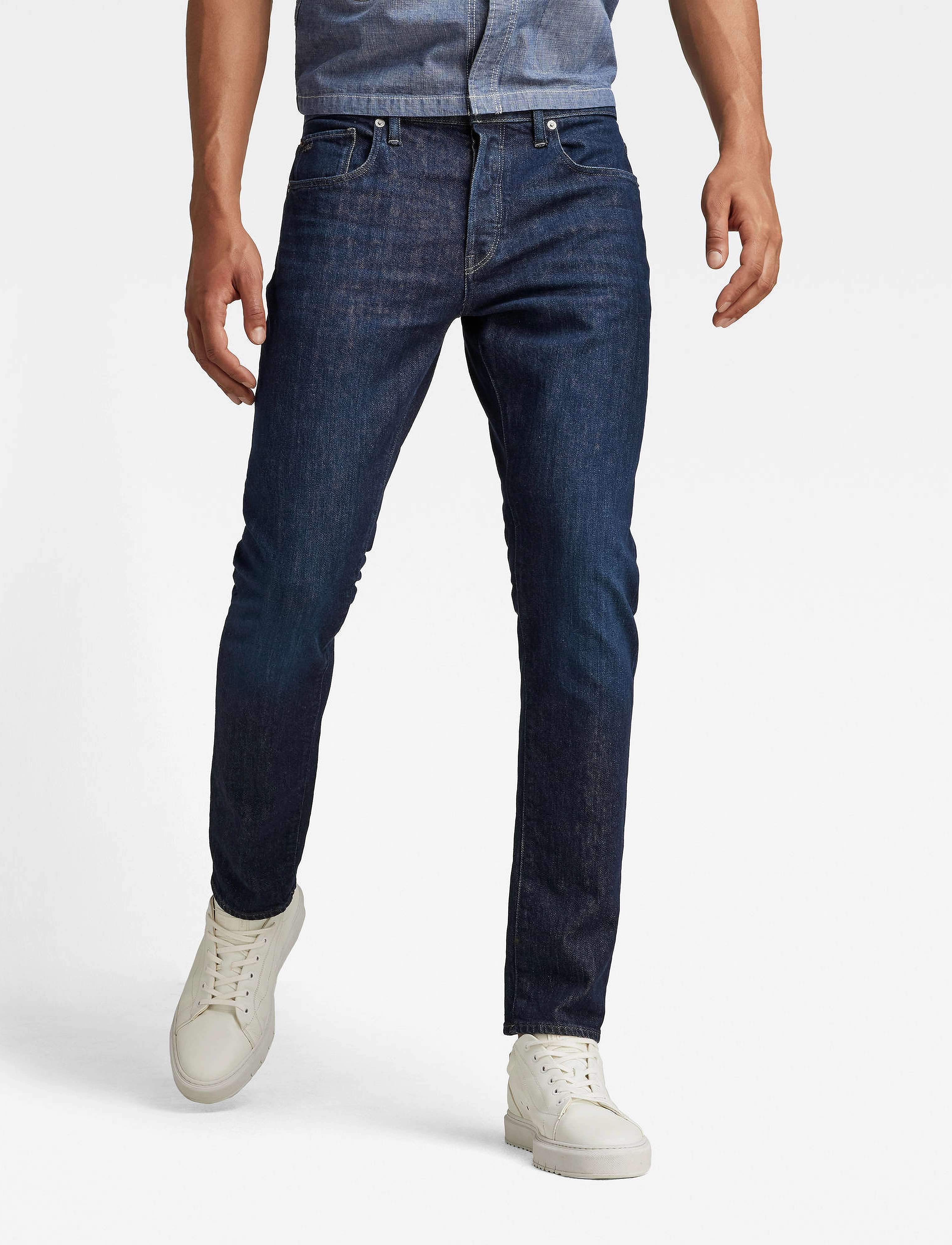 G-Star 3301 Slim, 26 x 32, Jeans, Blau - Männerswear