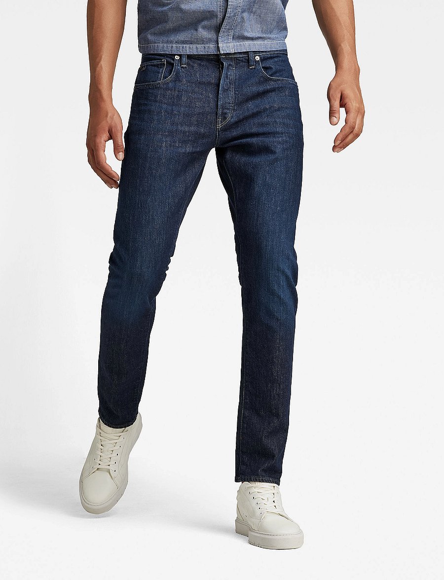 G-Star - 3301 Slim - slim jeans - worn in deep marine - 0