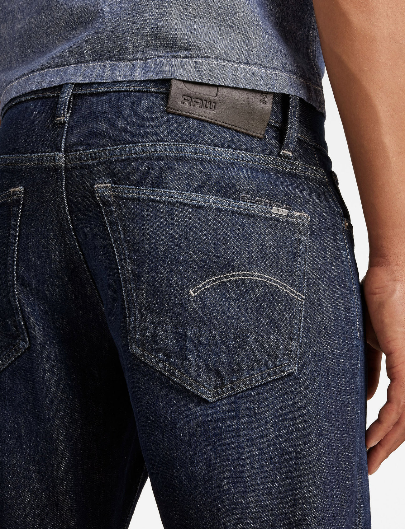 G-Star - 3301 Slim - bukser & jeans - worn in deep marine - 3