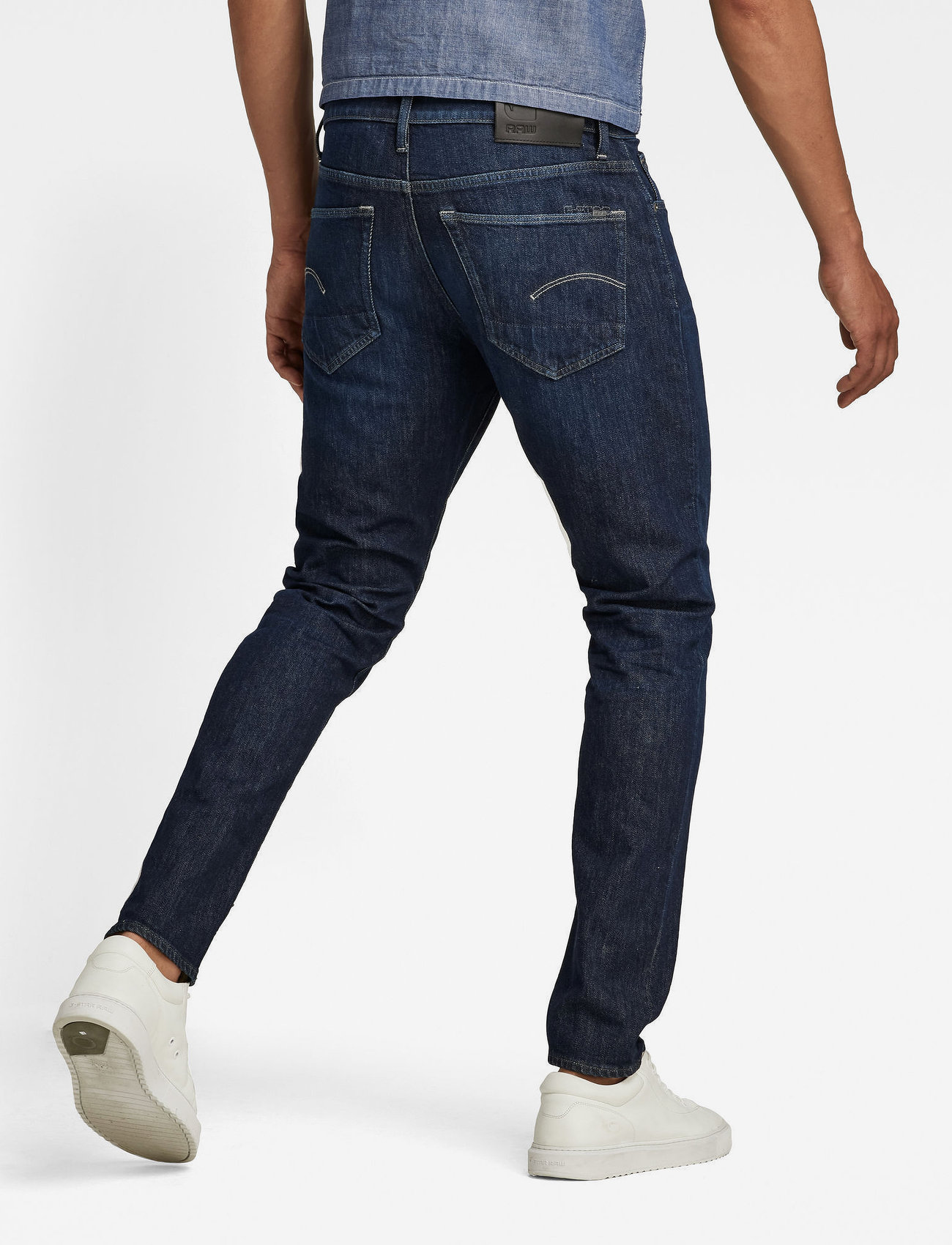 G-Star - 3301 Slim - bukser & jeans - worn in deep marine - 4