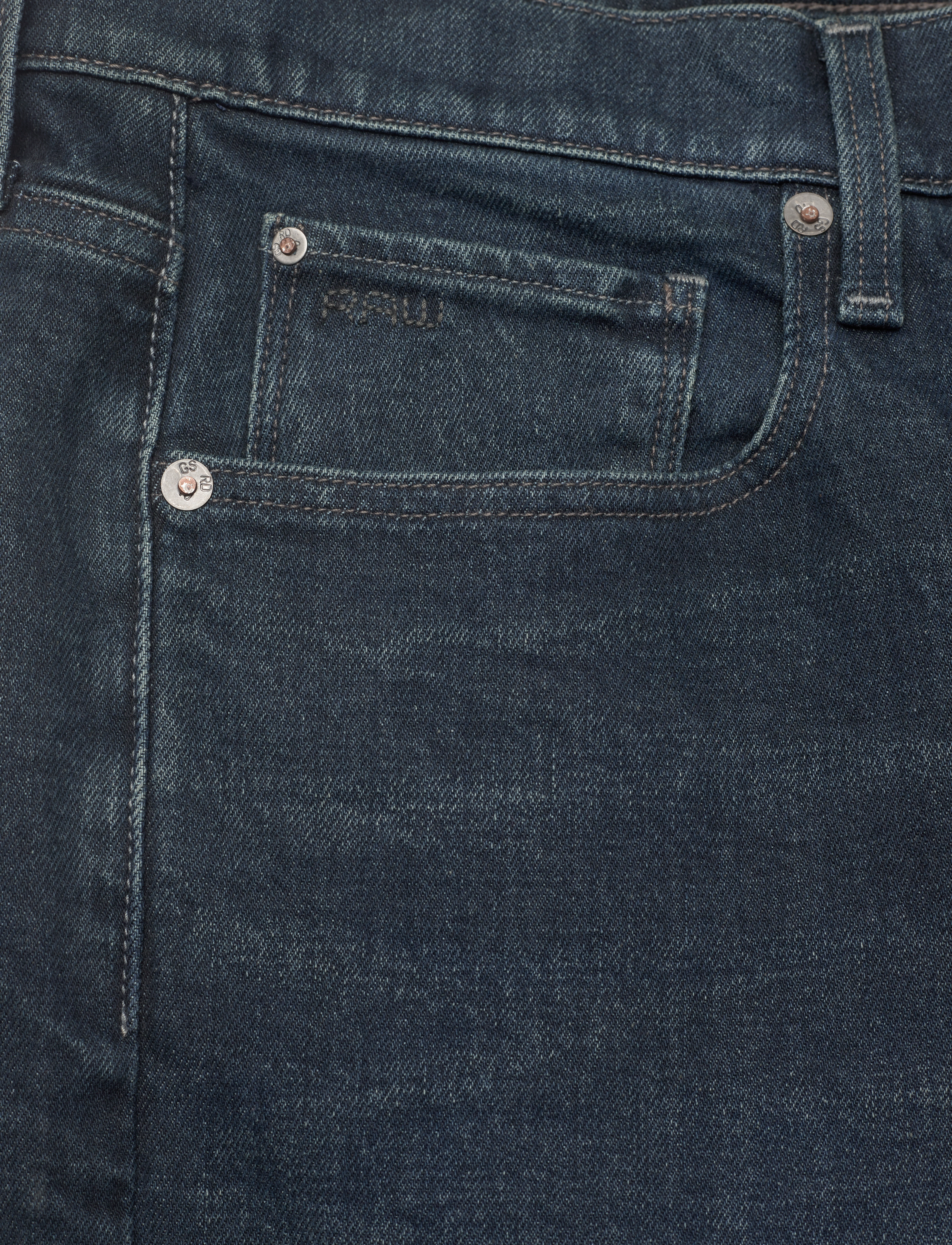 G-Star - 3301 Slim - byxor & jeans - worn in deep teal - 2