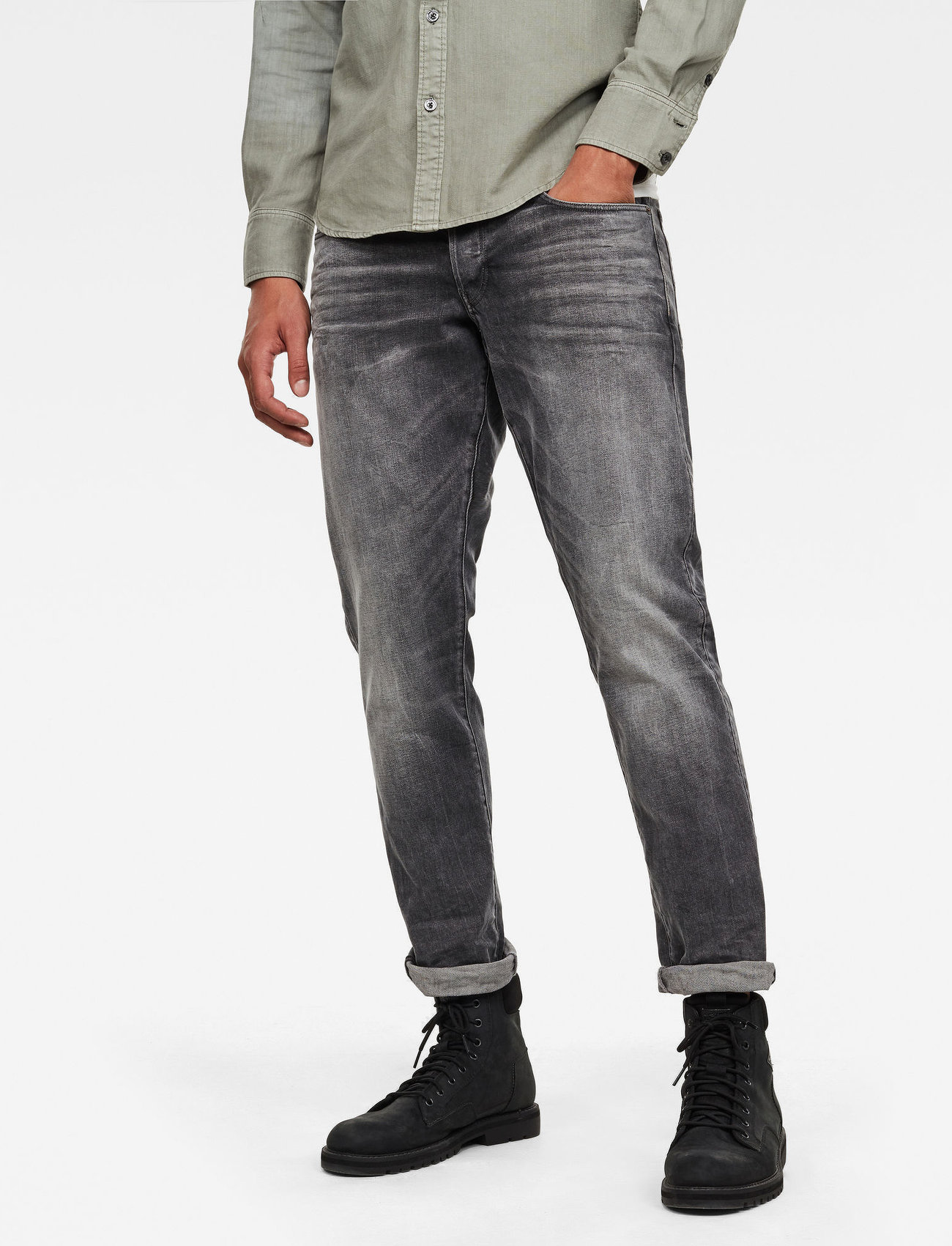 G-Star - 3301 Regular Tapered - trousers & jeans - faded bullit - 2