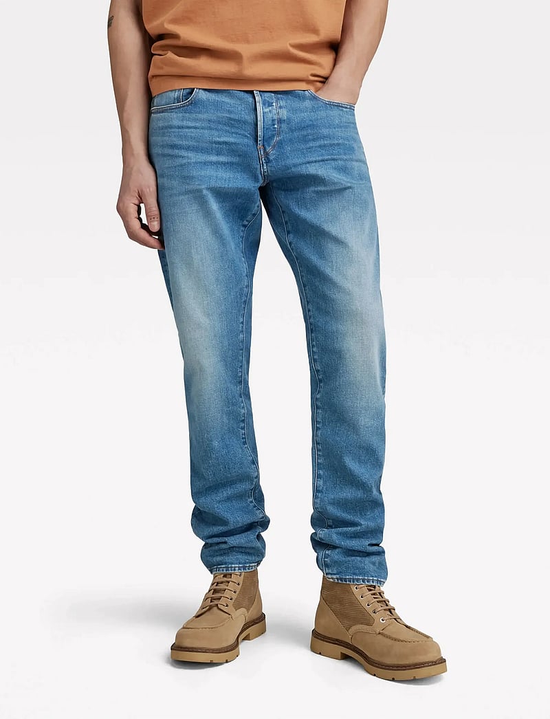 G-Star - 3301 Regular Tapered - tapered jeans - worn in azure - 1