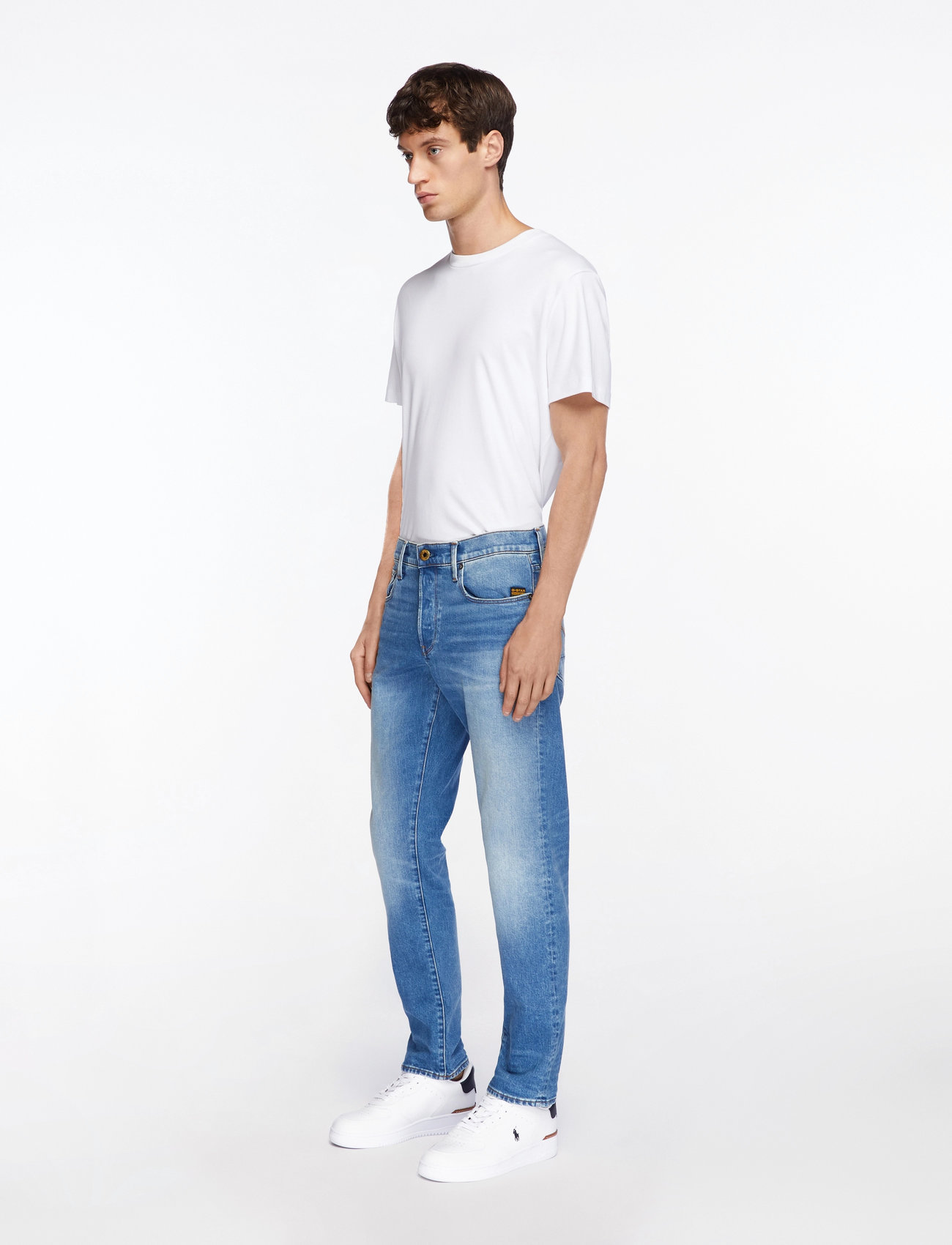 G-Star - 3301 Regular Tapered - püksid & teksad - worn in azure - 2