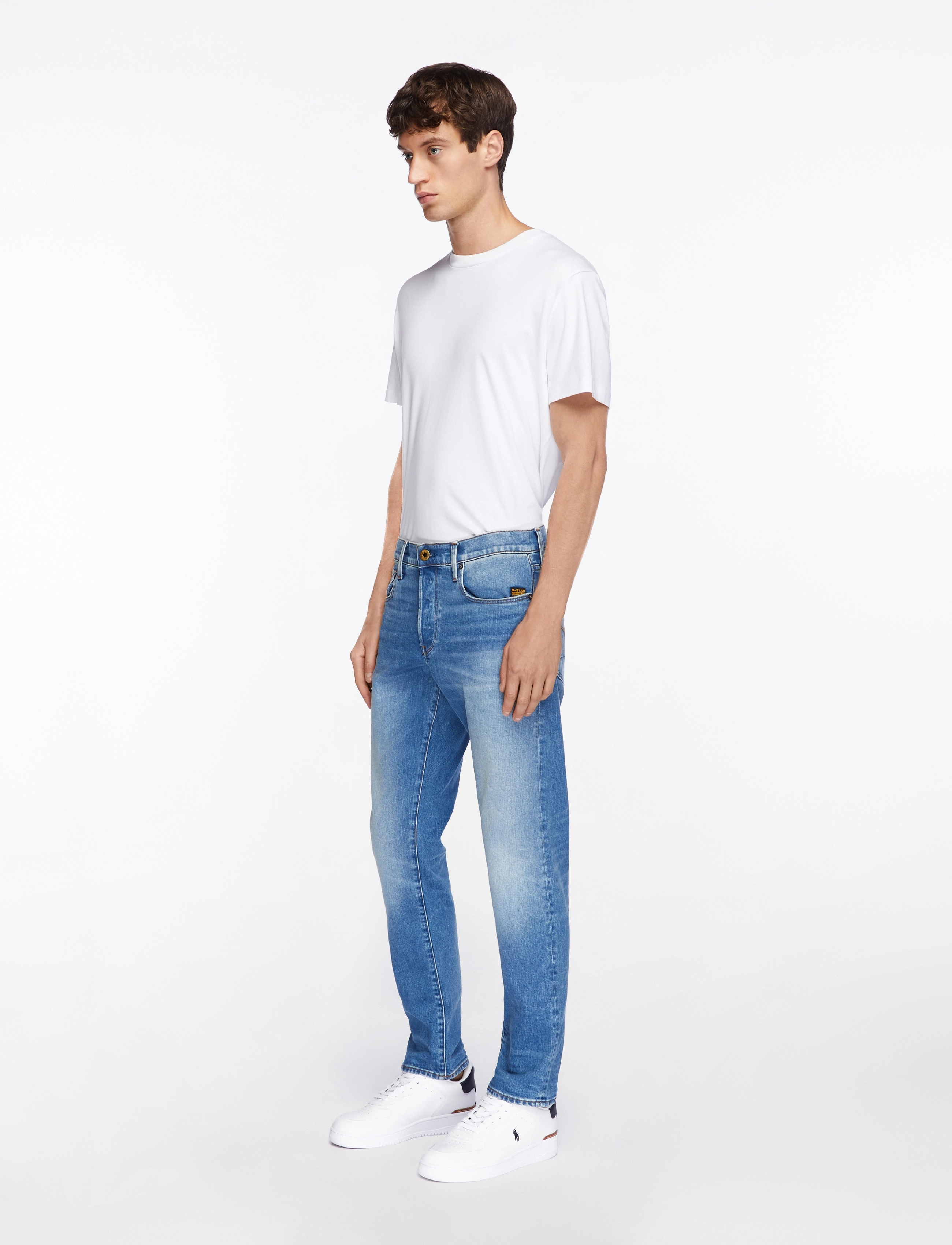 G-Star - 3301 Regular Tapered - tapered jeans - worn in azure - 4