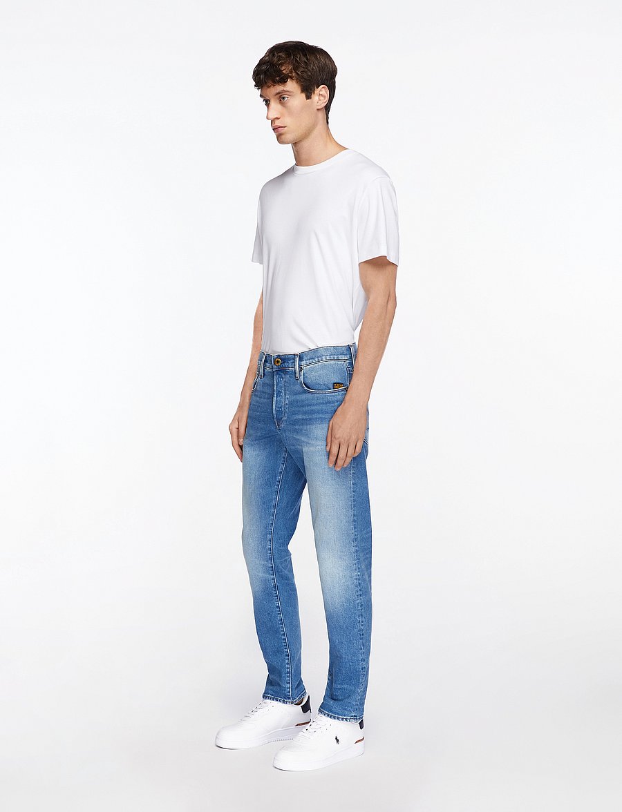 G-Star - 3301 Regular Tapered - schmal zulaufende jeans - worn in azure - 4