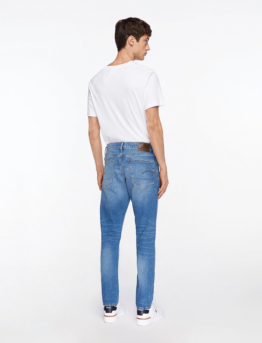 G-Star - 3301 Regular Tapered - schmal zulaufende jeans - worn in azure - 5