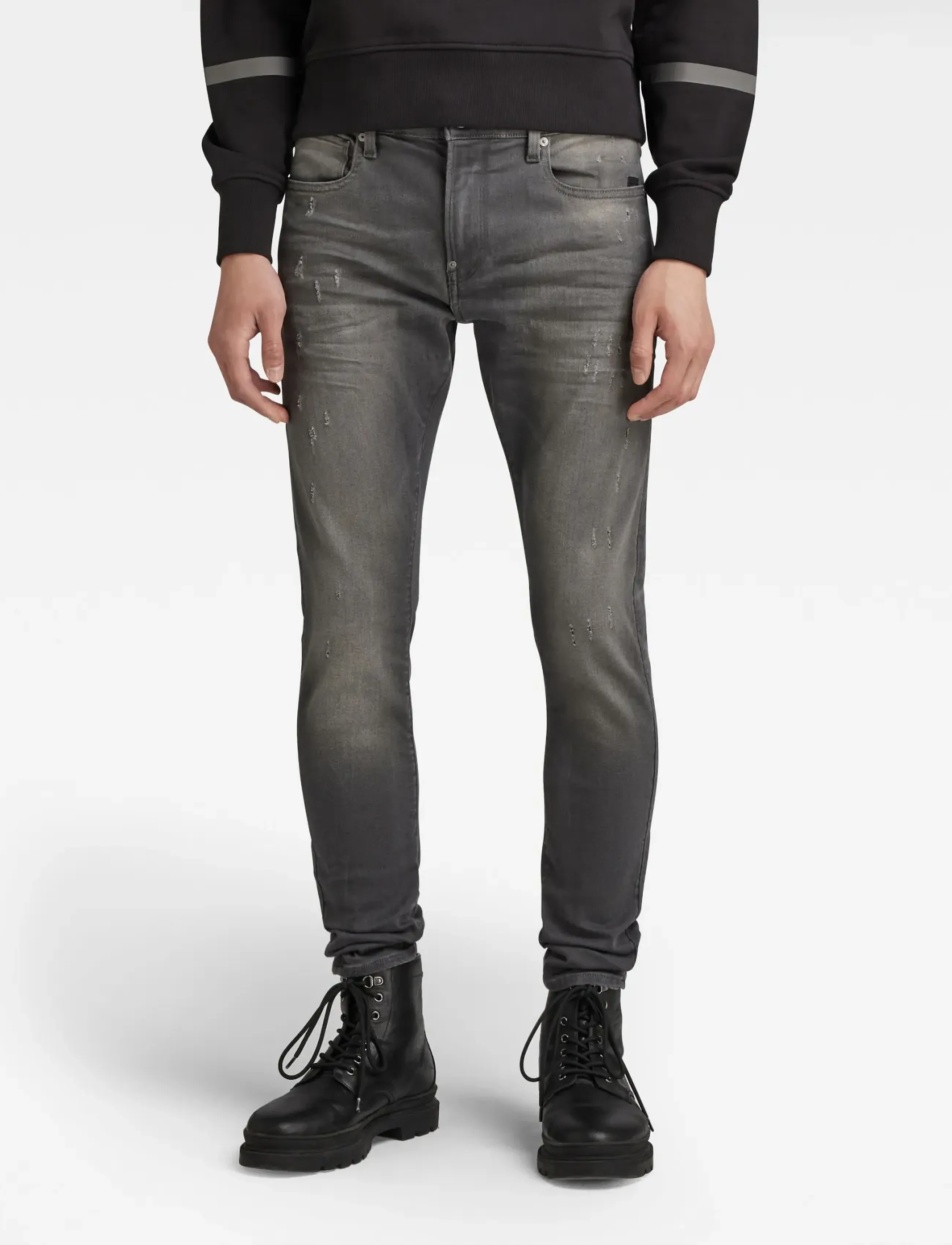 G-Star - Revend Skinny - skinny jeans - lt aged destroy - 0