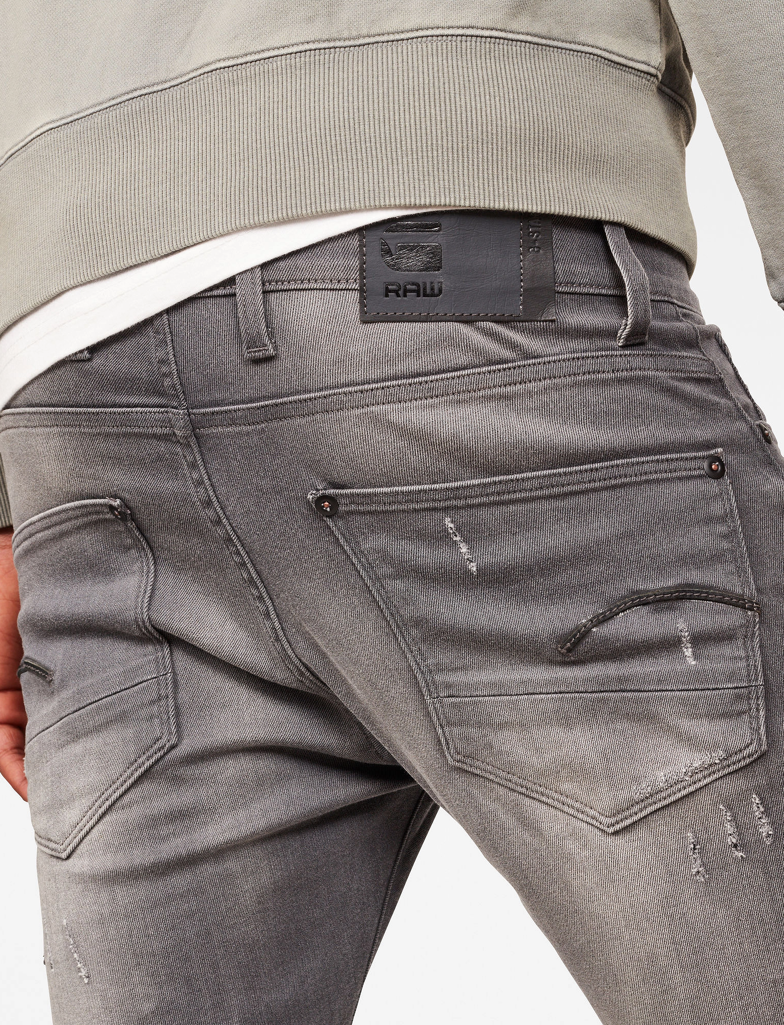 G-Star - Revend Skinny - skinny jeans - lt aged destroy - 4